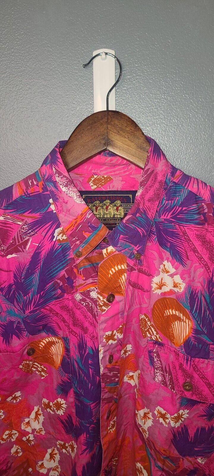 Polo Ralph Lauren RALPH LAUEN Button-up Shirt Hawaiian Hibiscus Men’s L Pink Size US L / EU 52-54 / 3 - 4 Thumbnail