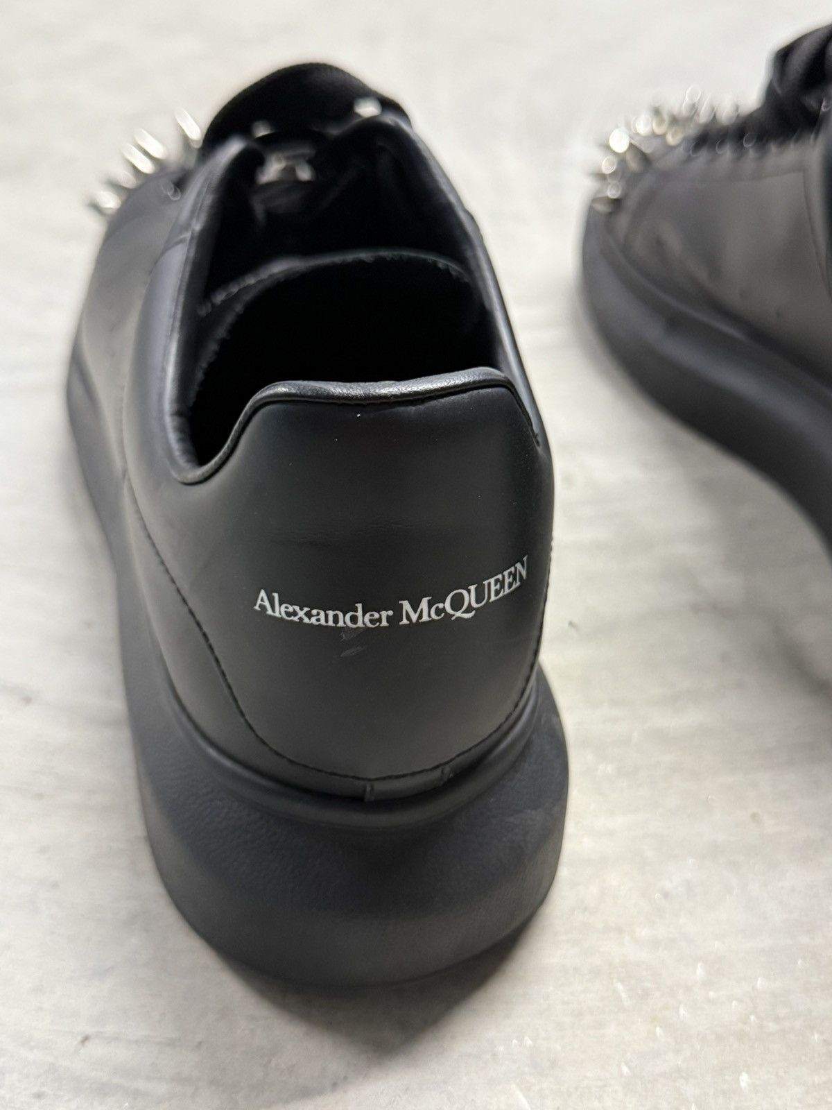 Alexander McQueen Alexander McQueen Leather Studded Sneakers Size US 11 / EU 44 - 5 Thumbnail