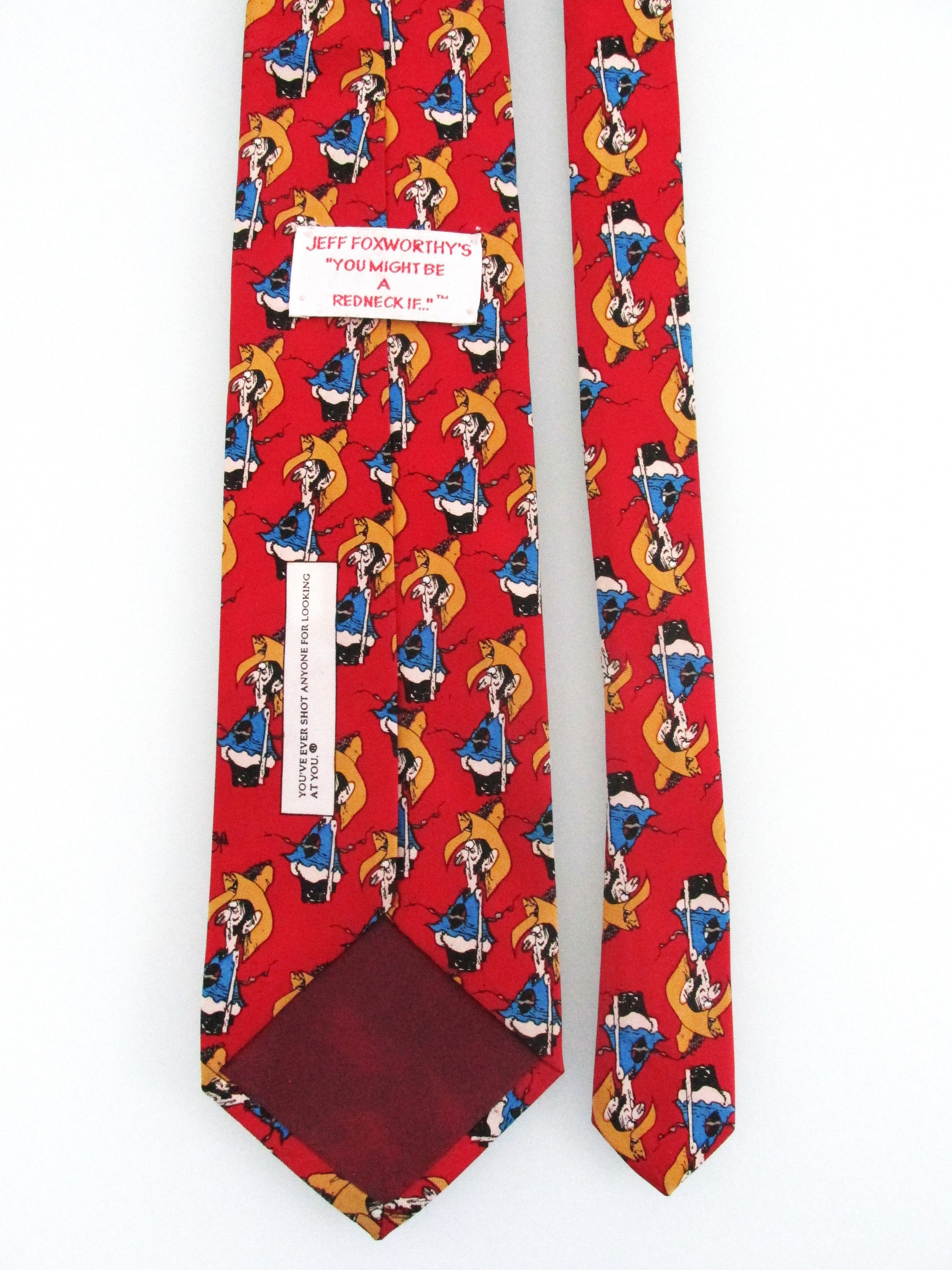 Other Jeff Foxworthy "Redneck" Men's Silk Tie Size ONE SIZE - 5 Thumbnail