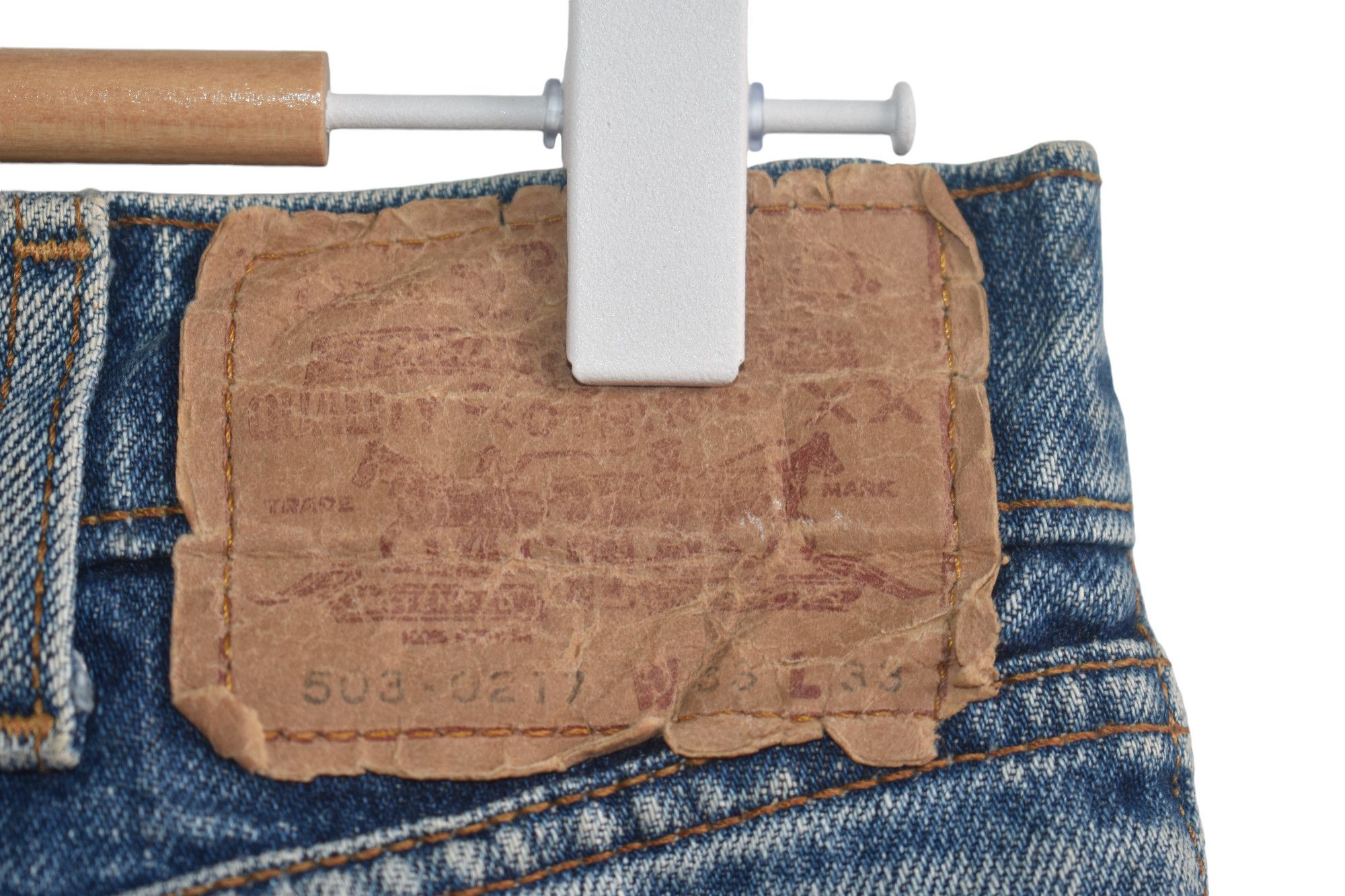 Levi's × Vintage Rare 🔥 Vintage Levis 503 Distress Jeans W30 Size US 30 / EU 46 - 7 Thumbnail