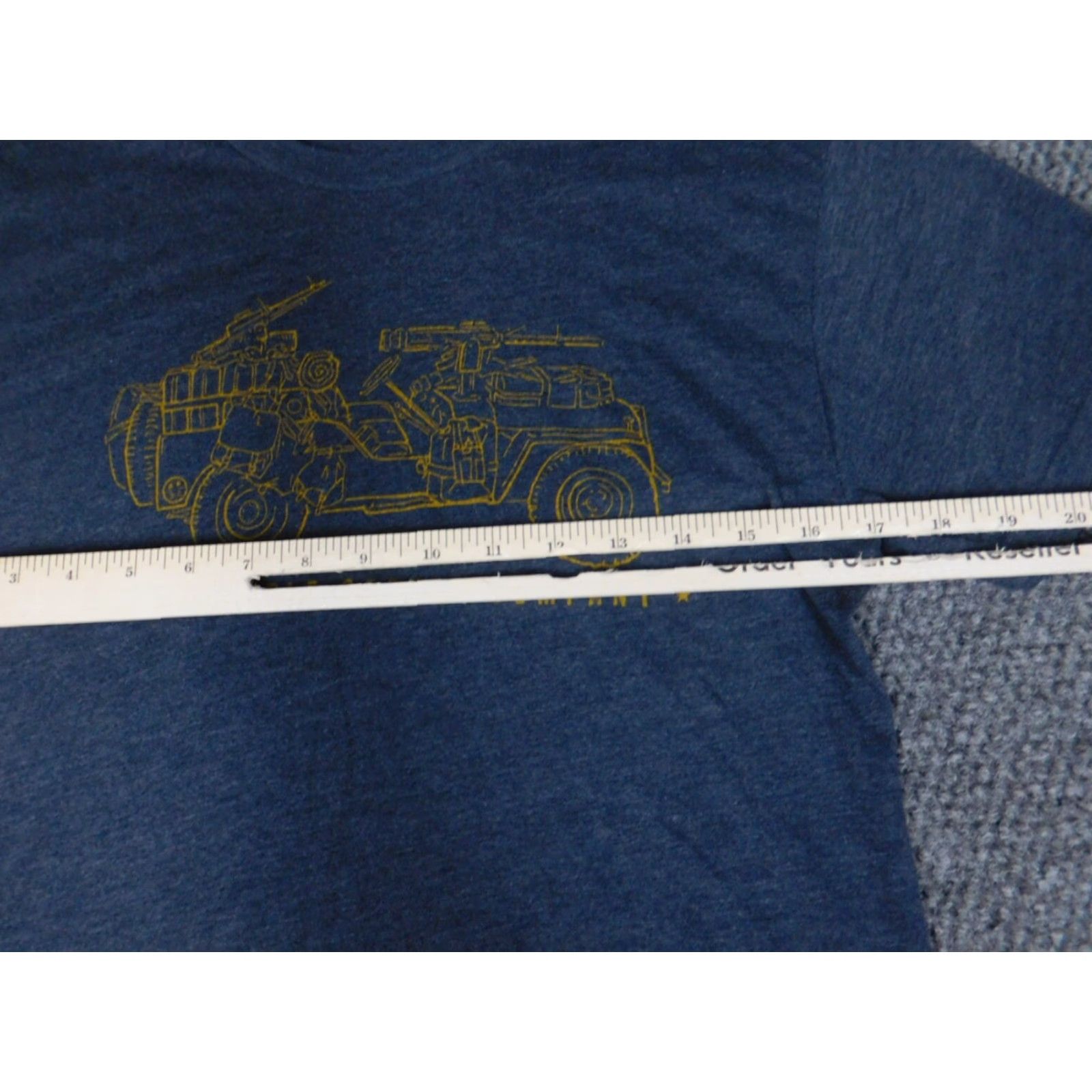 Vintage Black Rifle Shirt Small Blue Graphic Short Sleeve Crew Neck Cotton Knit Logo 90s Mens T-Shirt Size US S / EU 44-46 / 1 - 4 Thumbnail
