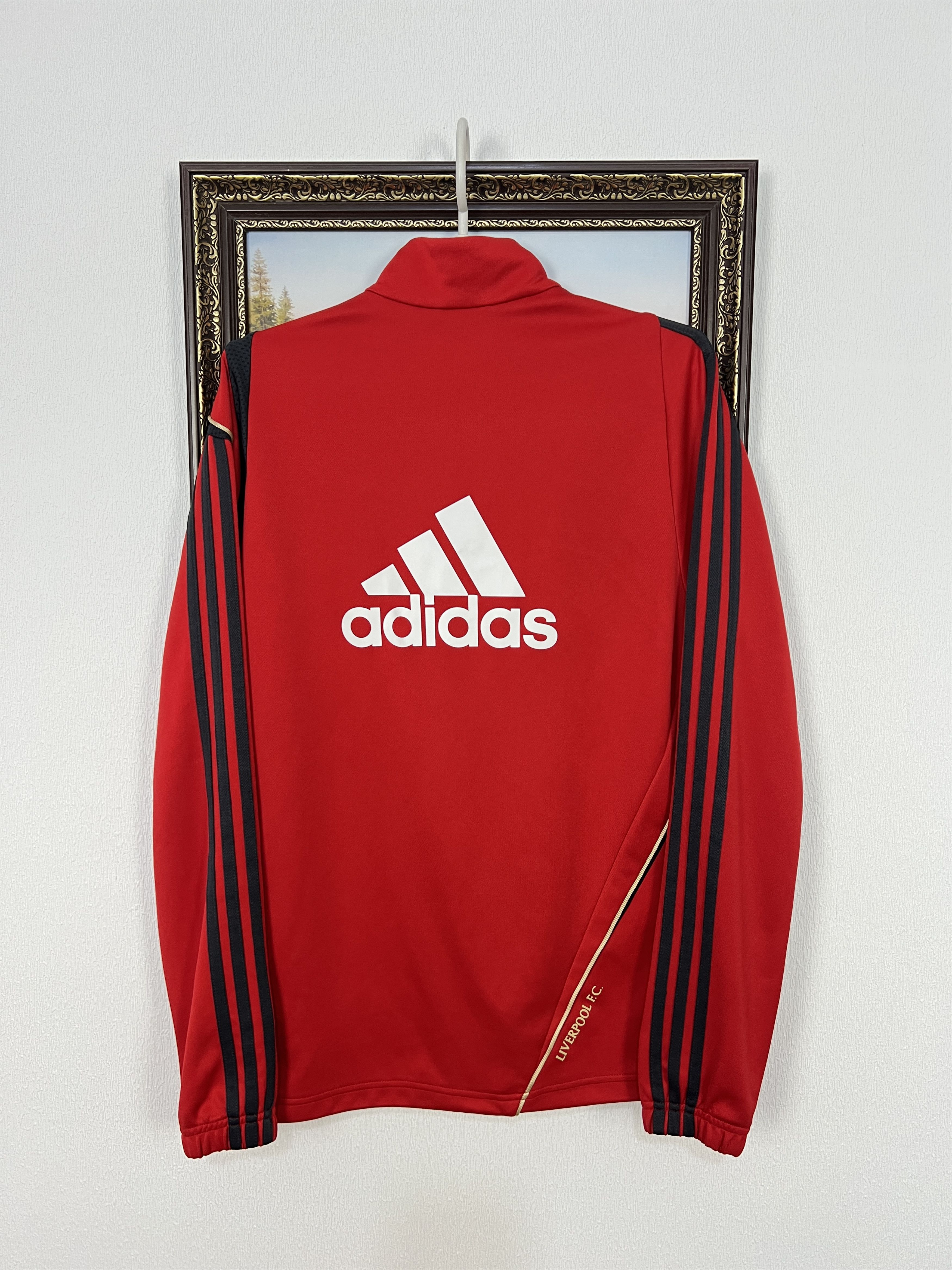 Adidas Vintage Adidas Liverpool Football Jacket Soccer Train Size US M / EU 48-50 / 2 - 10 Thumbnail
