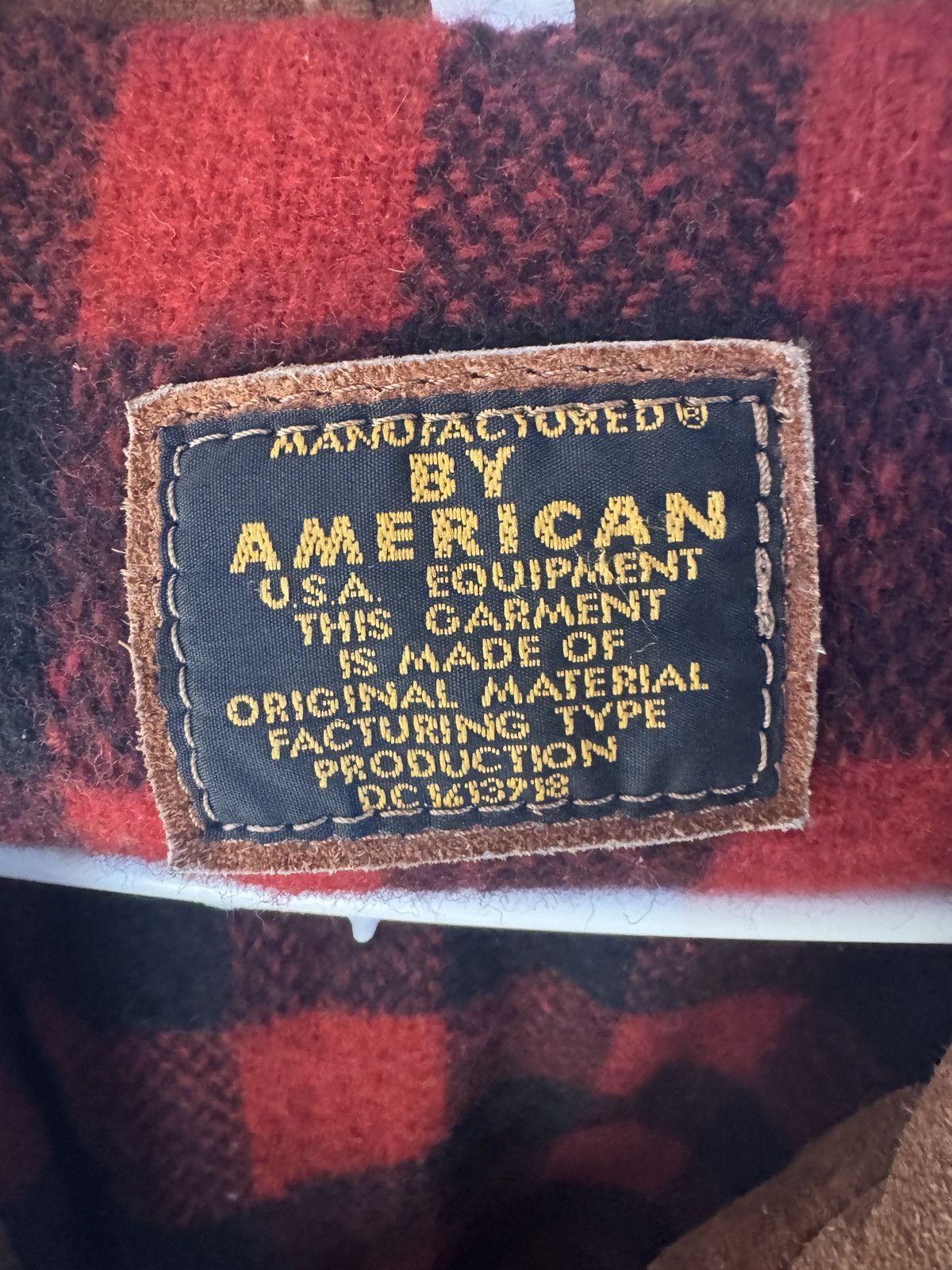 Designer American Vintage Suede Leather Jacket w/ Whipstitch Size US L / EU 52-54 / 3 - 2 Thumbnail