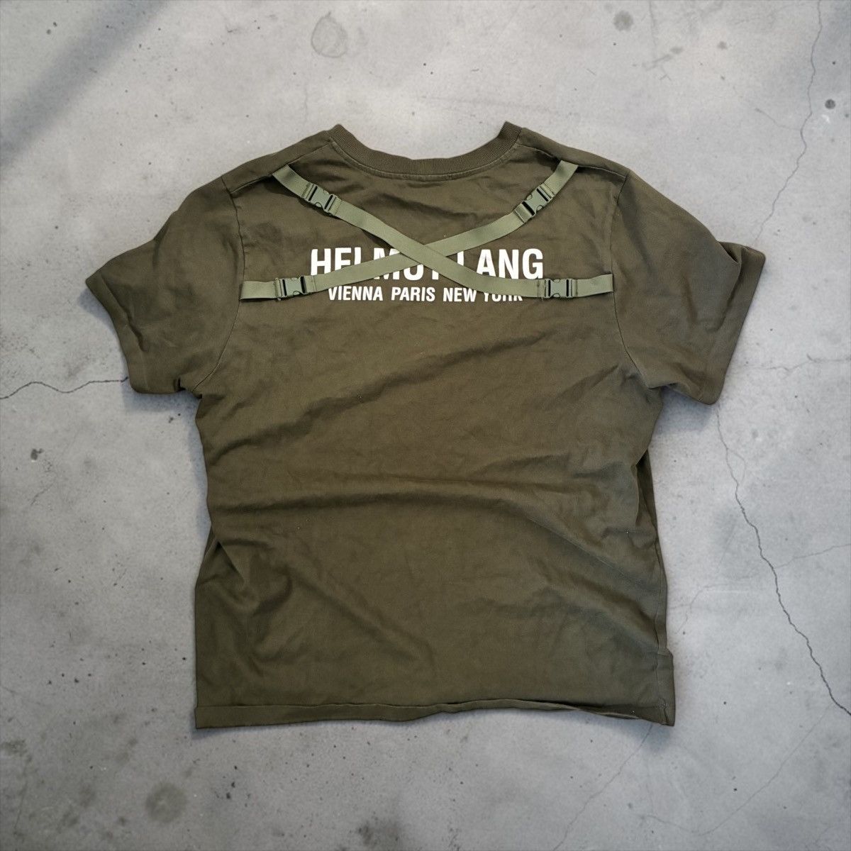 Helmut Lang Helmut lang tactical strap t shirt Size US XL / EU 56 / 4 - 2 Thumbnail