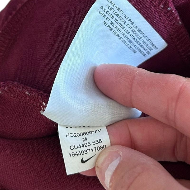 Nike Nike Tech Maroon Fleece Joggers Sweatpants Sz M Size US 30 / EU 46 - 5 Thumbnail