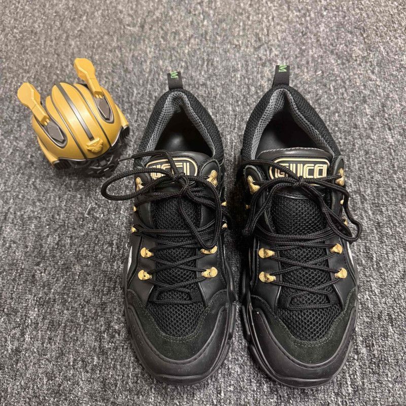 Gucci GUCCI Flashtrek Leather Low Top Hiking Shoes - Size US 9.5 / EU 42-43 - 2 Thumbnail