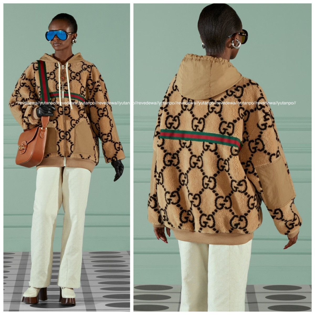 Gucci Gucci maxi GG pattern Sherry line bomber jacket S Size S / US 4 / IT 40 - 3 Thumbnail