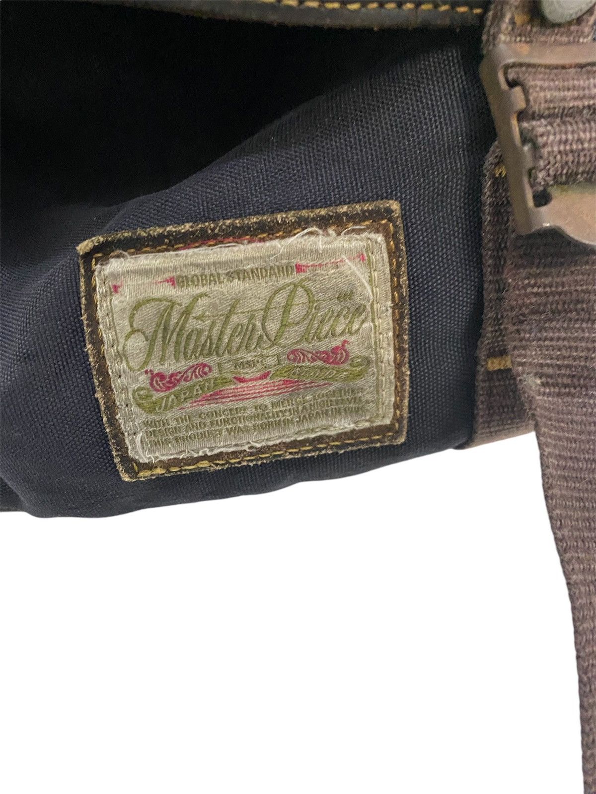 Head Porter × Japanese Brand × MasterPiece Japan Brand MASTERPIECE Sling Bag Destroyed Style Size ONE SIZE - 3 Thumbnail