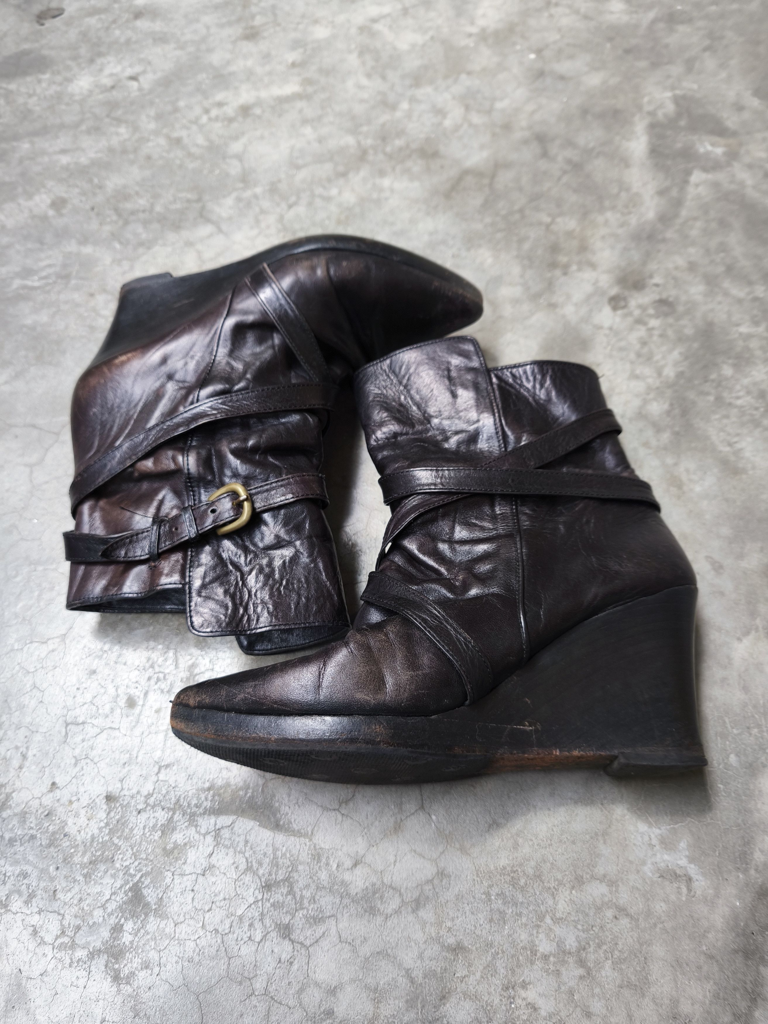 Japanese Brand × Maison MIHARA YASUHIRO Wedge Boot miharayasuhiro Size US 10 / IT 40 - 1 Thumbnail
