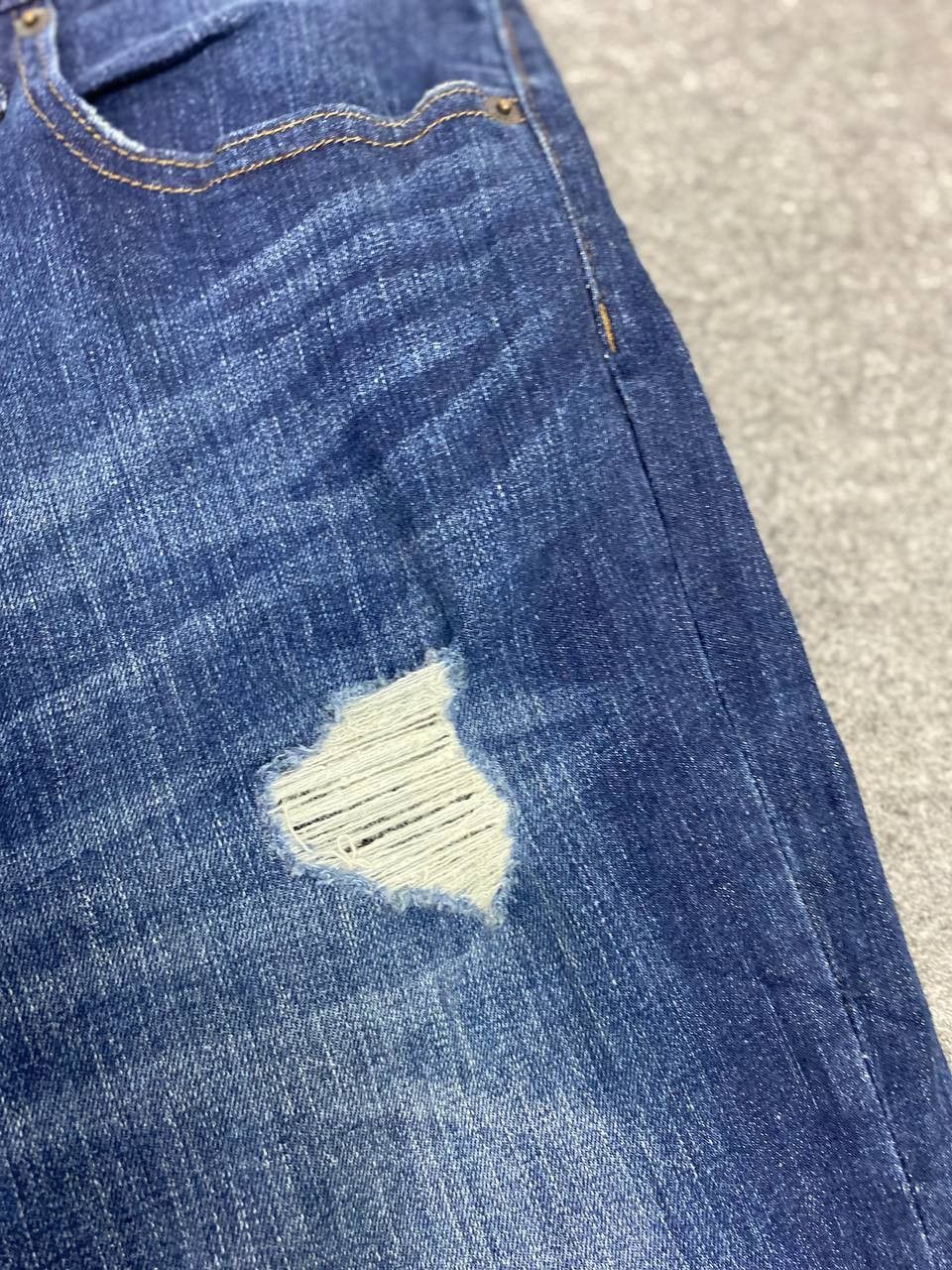 GU gu japanese brand distressed denim nice design Size US 32 / EU 48 - 6 Thumbnail