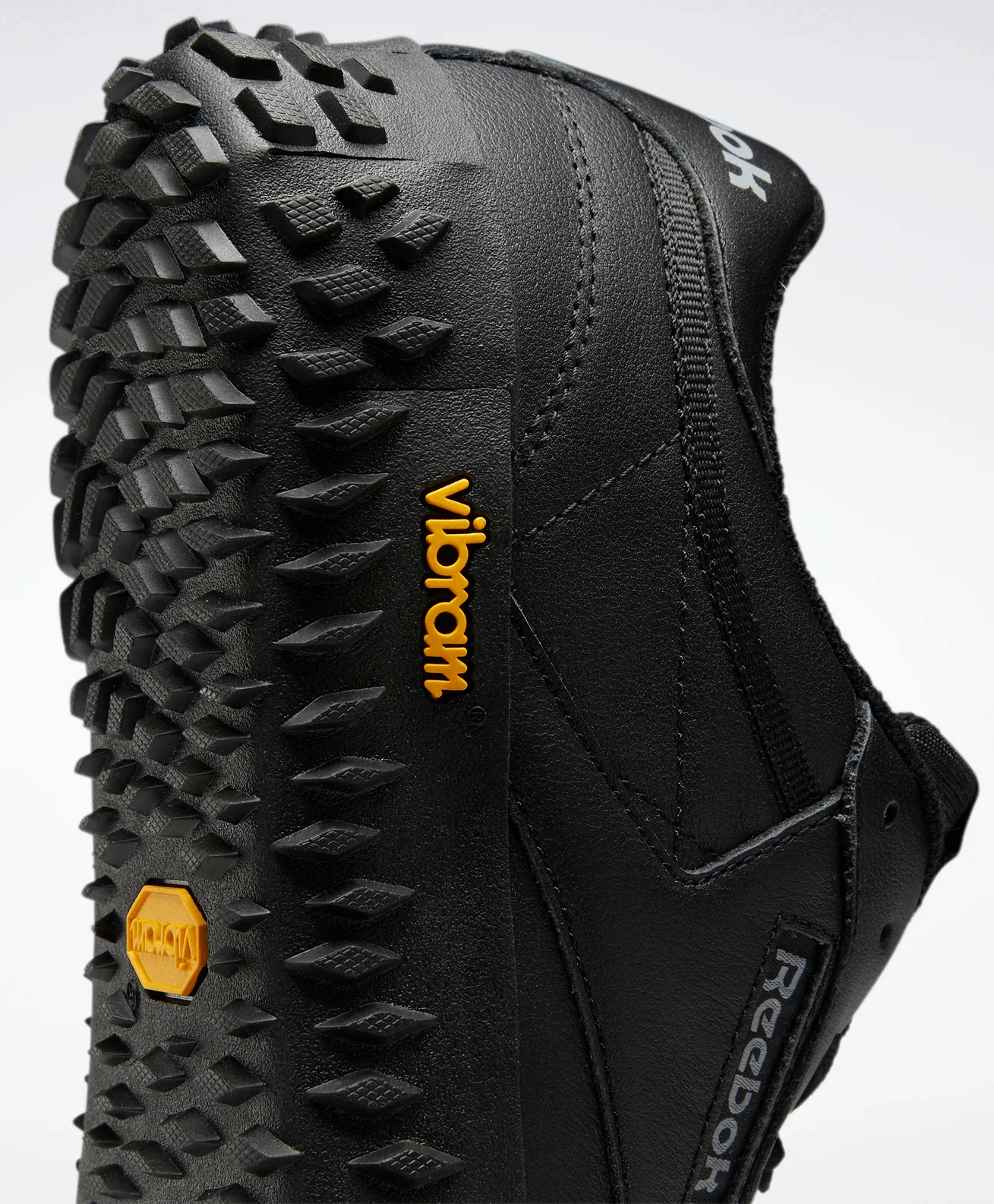 Reebok Reebok x Vibram Club C Black Leather Sneakers Size US 10.5 / EU 43-44 - 1 Thumbnail
