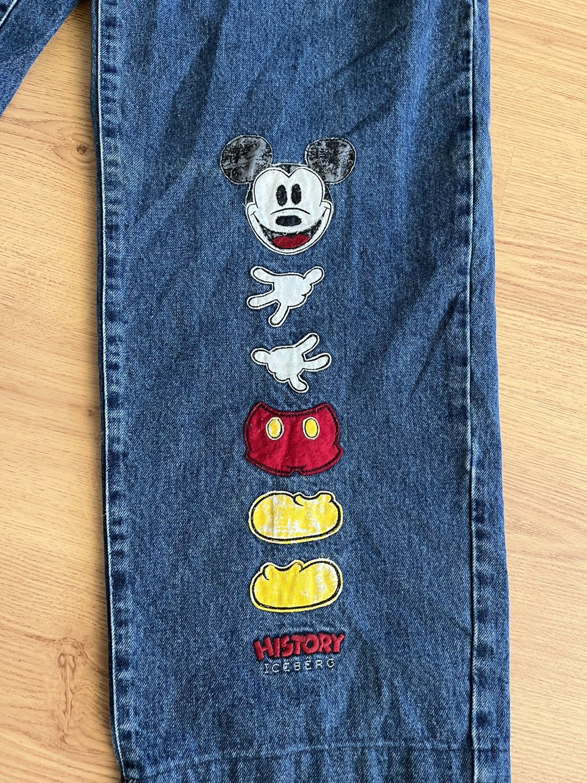 Iceberg Vintage Mickey Mouse cartoon jeans History iceberg 90s Size US 36 / EU 52 - 2 Thumbnail