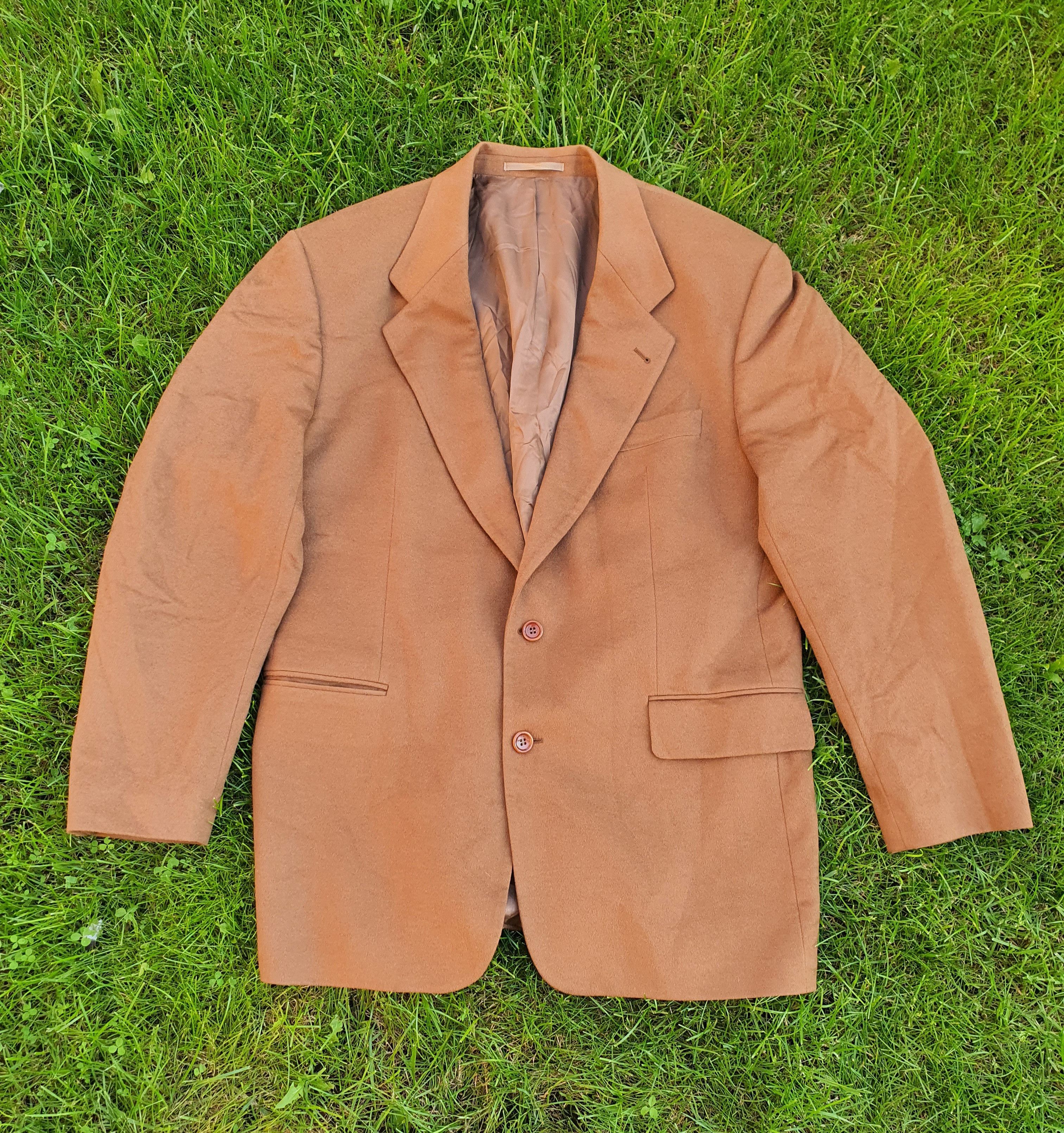 image of Hugo Boss Ing Loro Piana Blazer Wool 75 Cashmere 25 in Camel, Men's (Size XL)