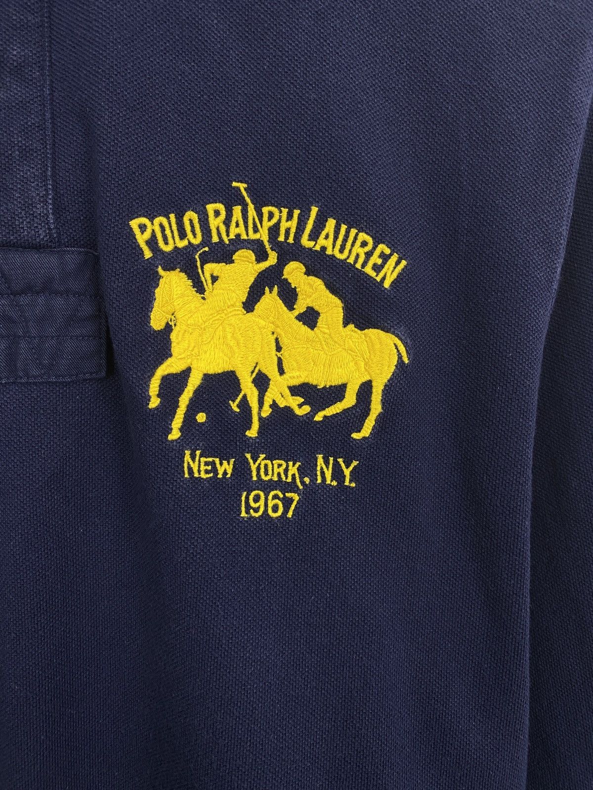 Polo Ralph Lauren 🇺🇸 Vintage 90s Polo Ralph Lauren New York Polo Long Sleeve Size US L / EU 52-54 / 3 - 4 Thumbnail