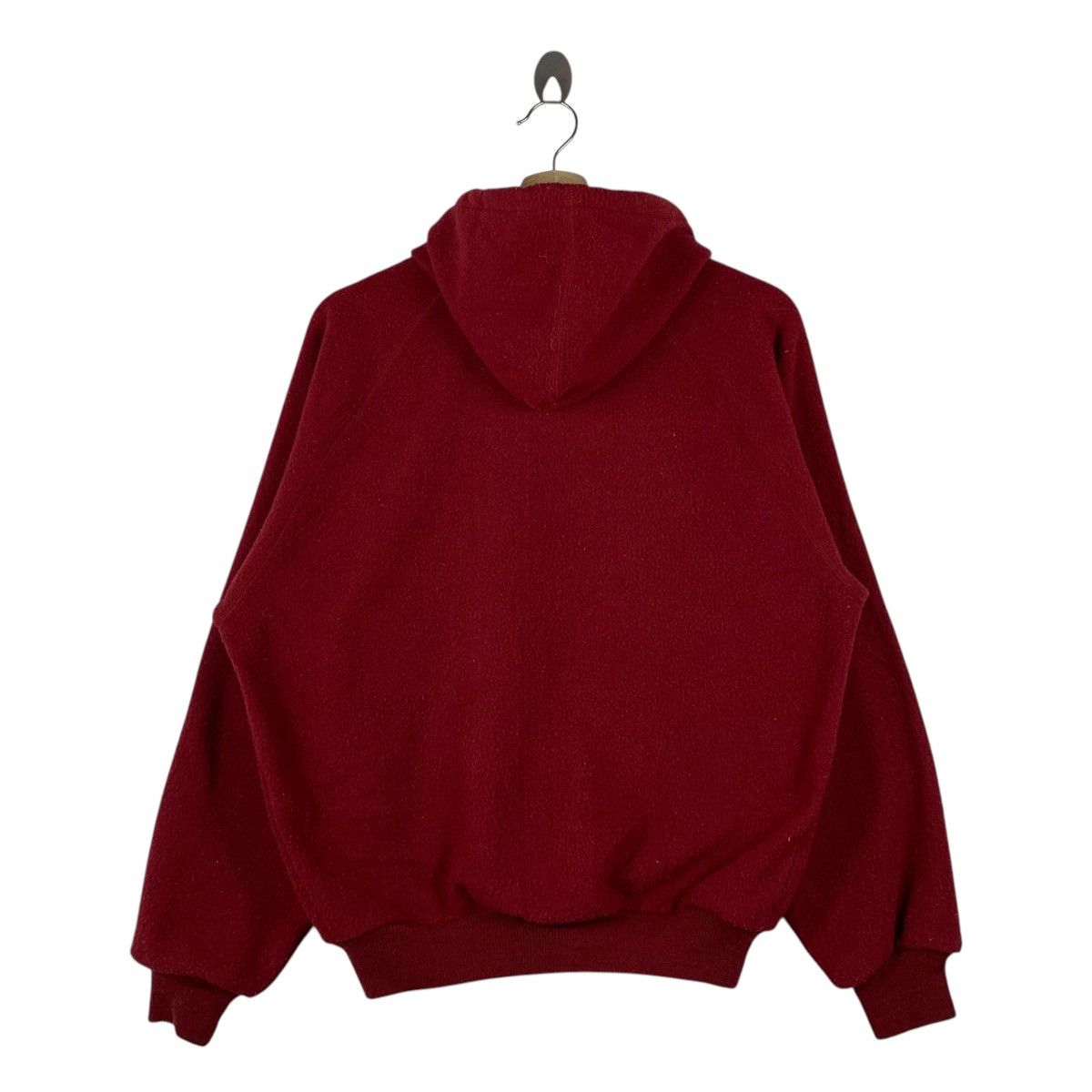 Edwin × Vintage Vintage EDWIN Casualwear Wool Hoodie Varsity Bomber Jacket Size US M / EU 48-50 / 2 - 2 Thumbnail