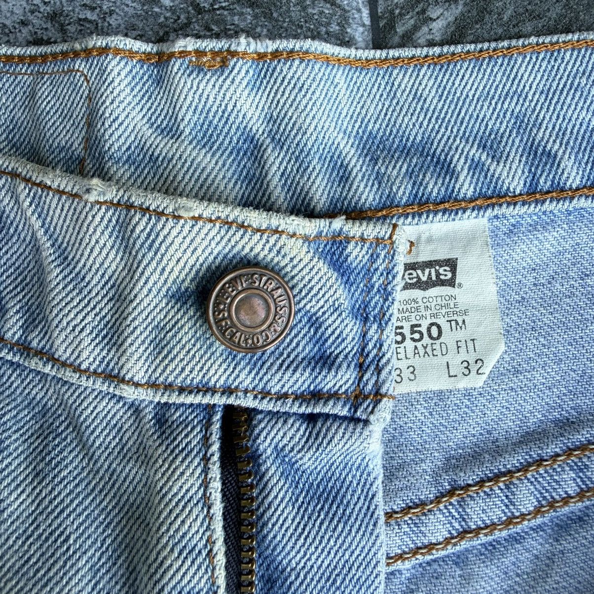 Levi's Vintage Clothing Vintage 97' Levi's 550 Orange Tag Faded Rusty Denim Jean Size US 33 - 10 Thumbnail