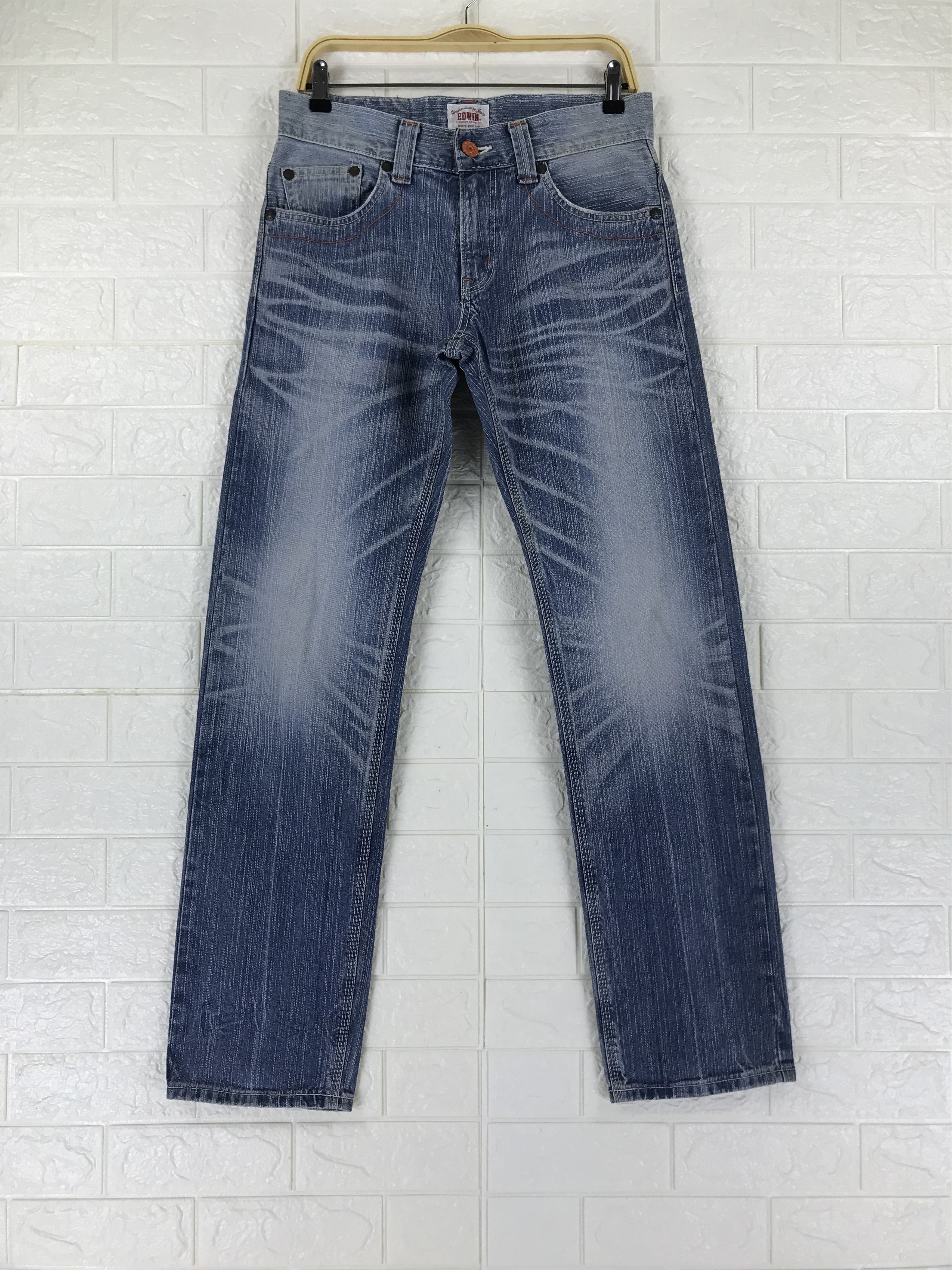 Edwin Vintage Edwin 403XVS Faded Blue Jeans Size US 31 - 1 Thumbnail