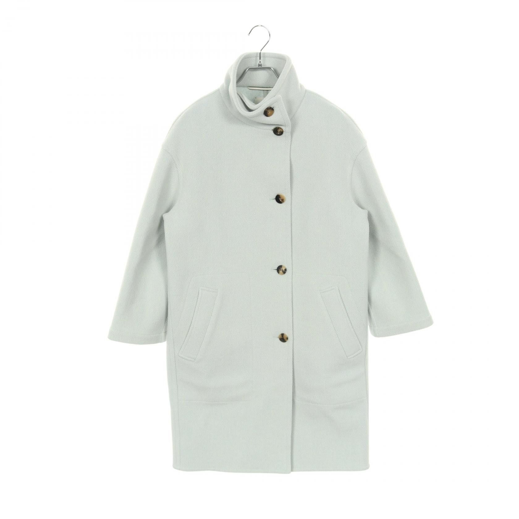 Hermes Hermes Hermes Wool Coat Textile Outerwear 3H0187DK DUTY FREE for USA Size ONE SIZE - 1 Thumbnail