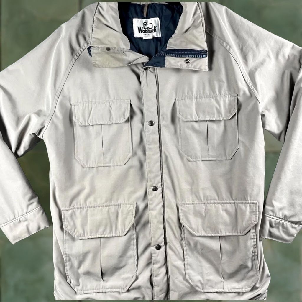Vintage Woolrich Jacket Mens Large Gray Parka Thinsulate Insulated Outdoor USA Size US L / EU 52-54 / 3 - 1 Thumbnail