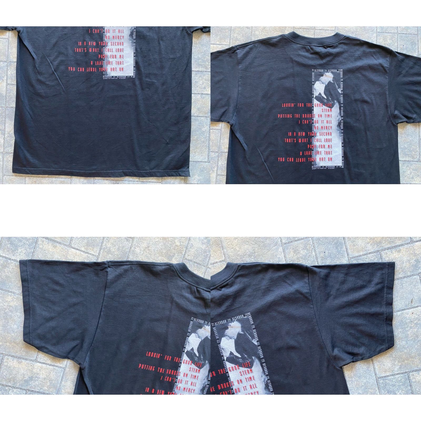 Tultex VINTAGE Y2K Ty Herndon Steam 1999 With Tracklisting XL Tultex Shirt Mens XL Black T-Shirt Country Musician Size US XL / EU 56 / 4 - 9 Thumbnail