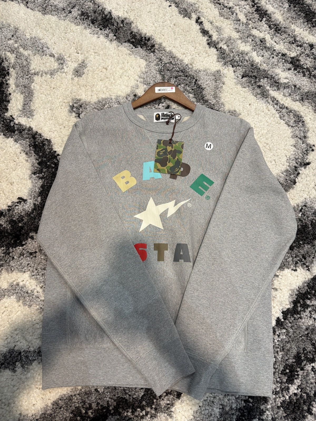 Bape Bape Crewneck Sta FW22 Size-M brand new Quick shipping Size US M / EU 48-50 / 2 - 2 Thumbnail