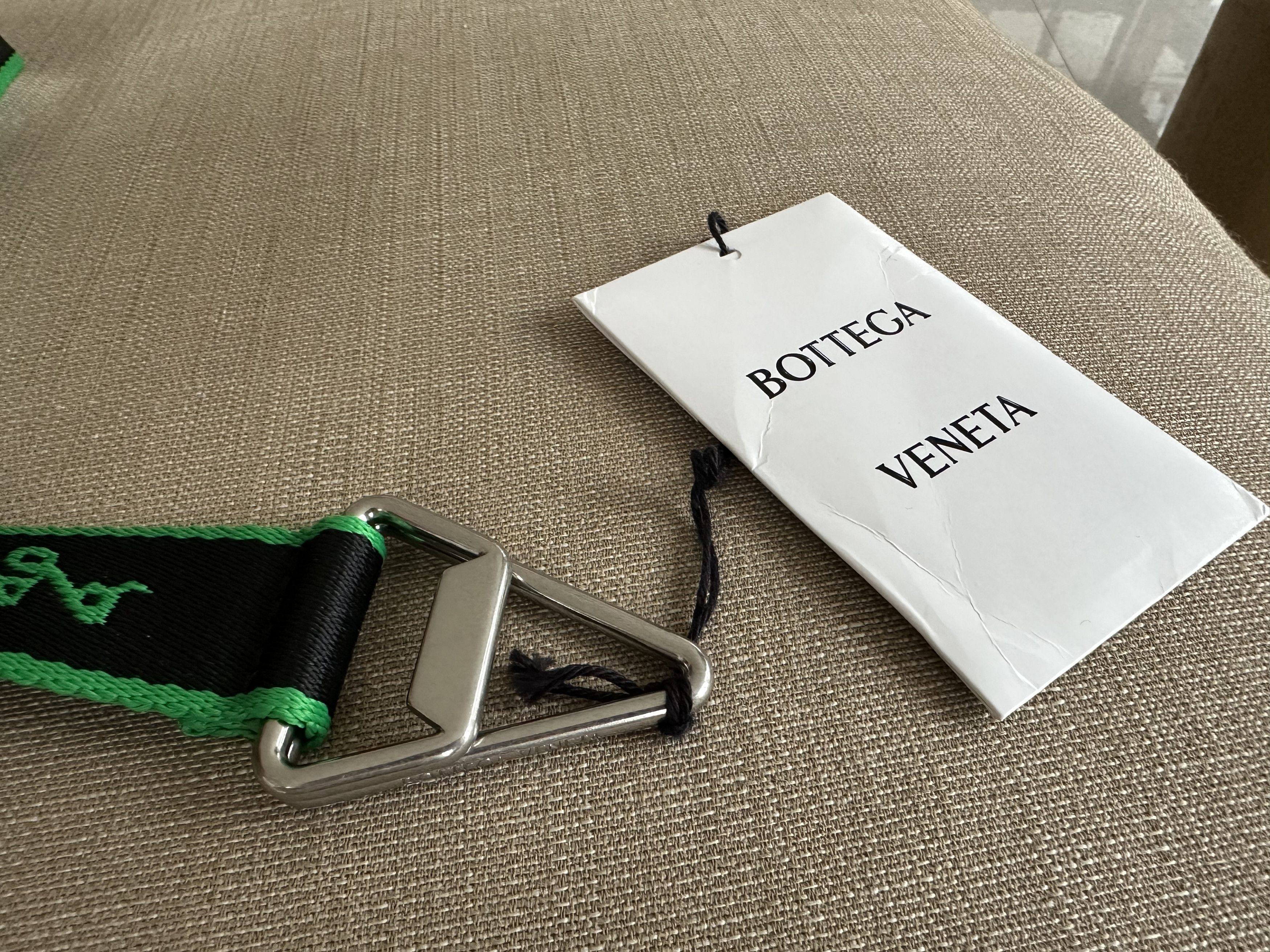 Bottega Veneta Bottega Veneta Reversible Black and Green Belt Size ONE SIZE - 7 Thumbnail