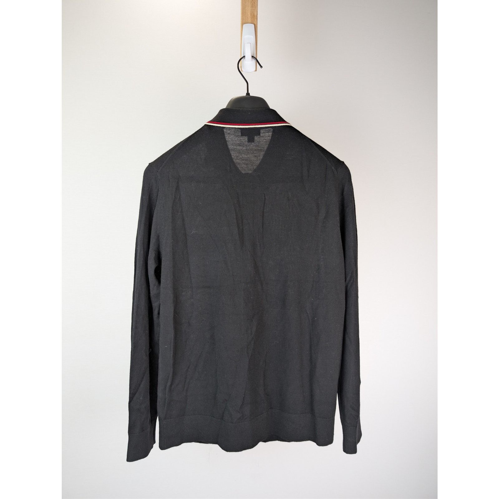 Todd Snyder o1rshd1 CC20 Long Sleeve Full Placket Tipped Polo Sweater Size US M / EU 48-50 / 2 - 10 Thumbnail