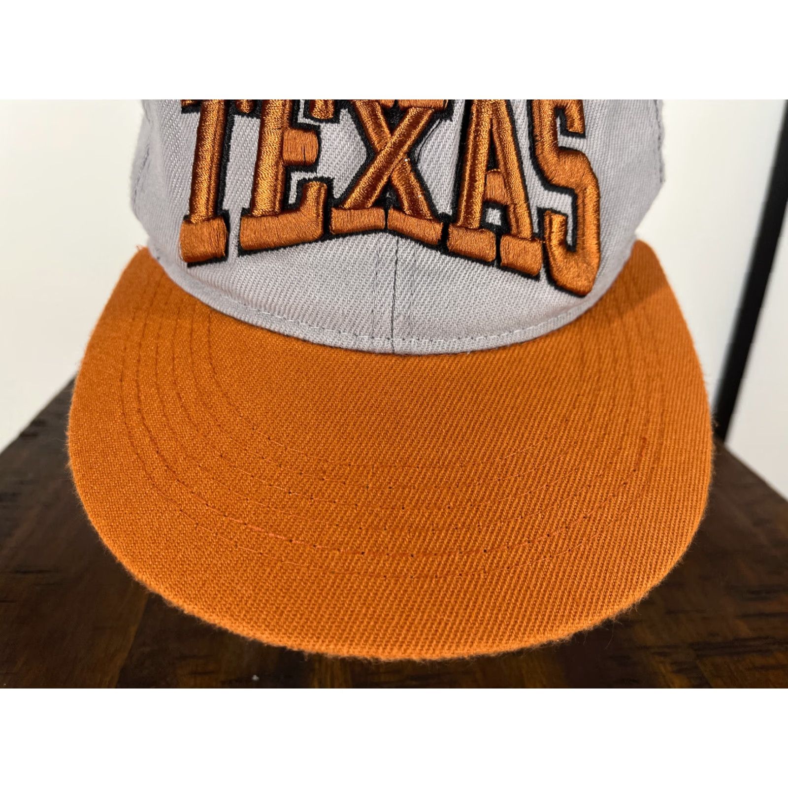 Vintage Texas Hat Cap Snap Back Adult Brown Gray Polyester Size ONE SIZE - 3 Thumbnail
