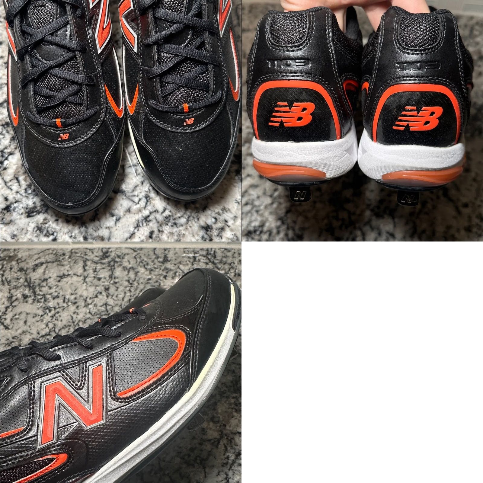 New Balance New Balance FuelCell Nergy Baseball Cleats - 13 Men Black, MS8844 Size US 13 / EU 46 - 8 Thumbnail