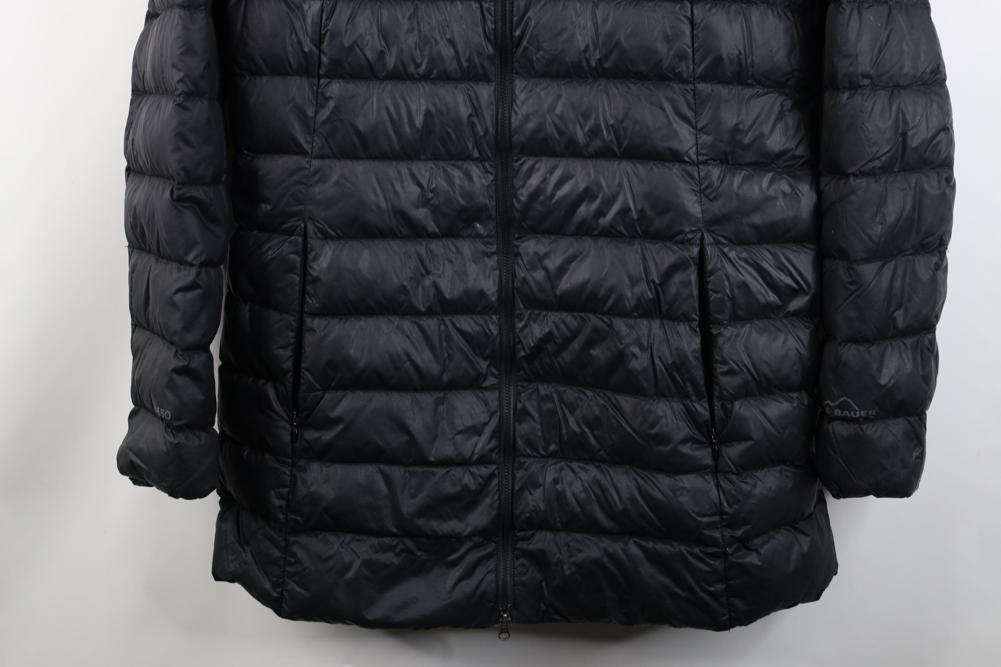 Eddie Bauer Eddie Bauer Duck Down Fill Hooded Puffer Parka Jacket Black Size L / US 10 / IT 46 - 3 Thumbnail