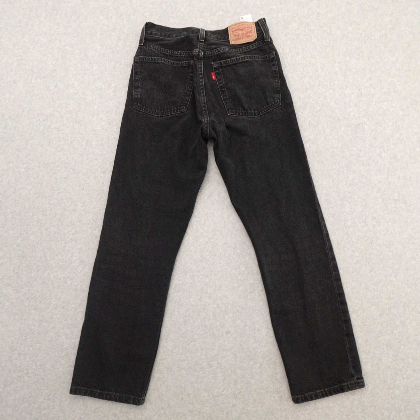 Levi's Levi's 501 Jeans Womens 24 (24X25) Black Cotton Denim Straight 90s Vintage Brand Size 24 Womens Jeans Jeans Size 42" / US 20 - 2 Thumbnail