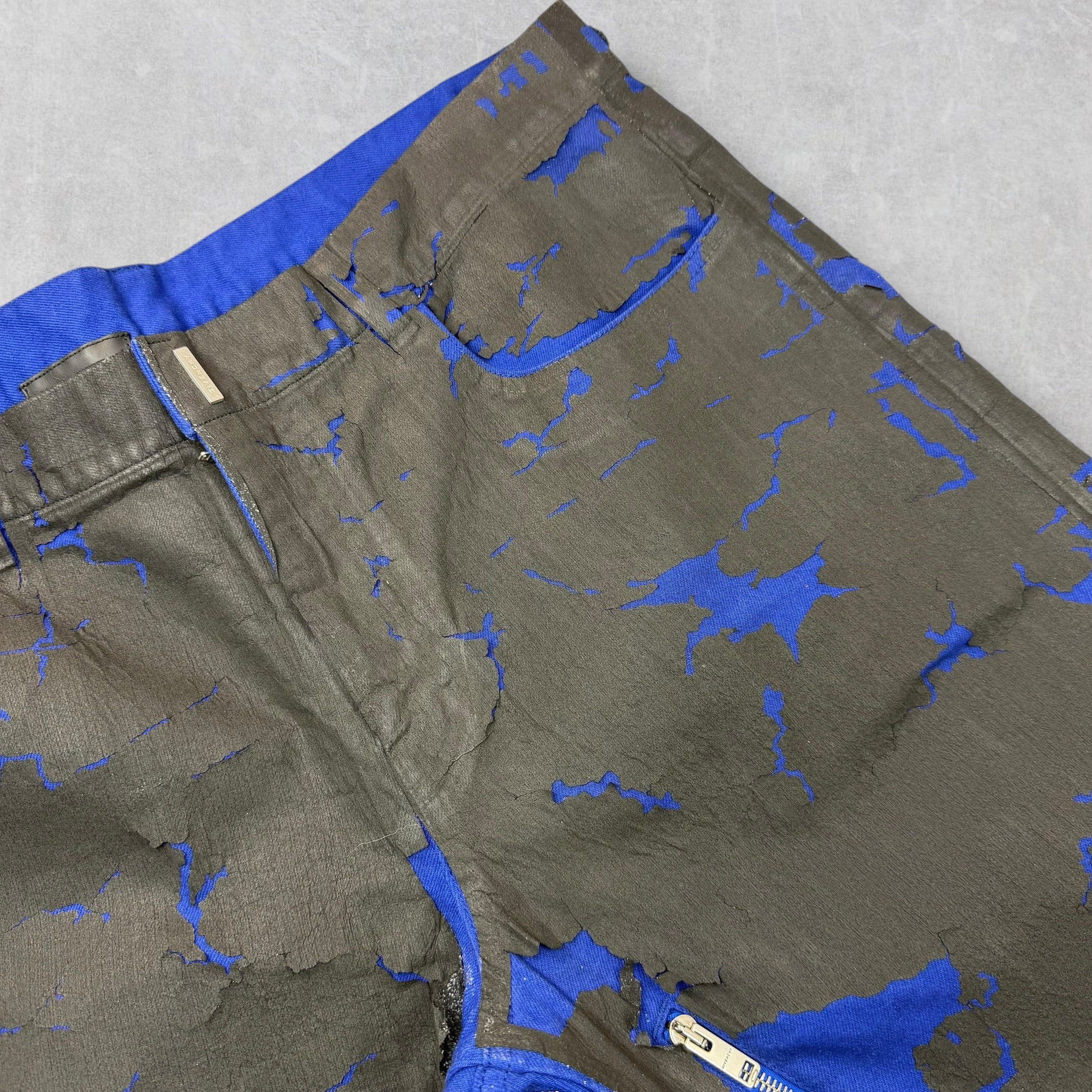 Givenchy A/W 2022 Givenchy Black Cracked Distressed Jeans 36 Size US 36 / EU 52 - 4 Thumbnail