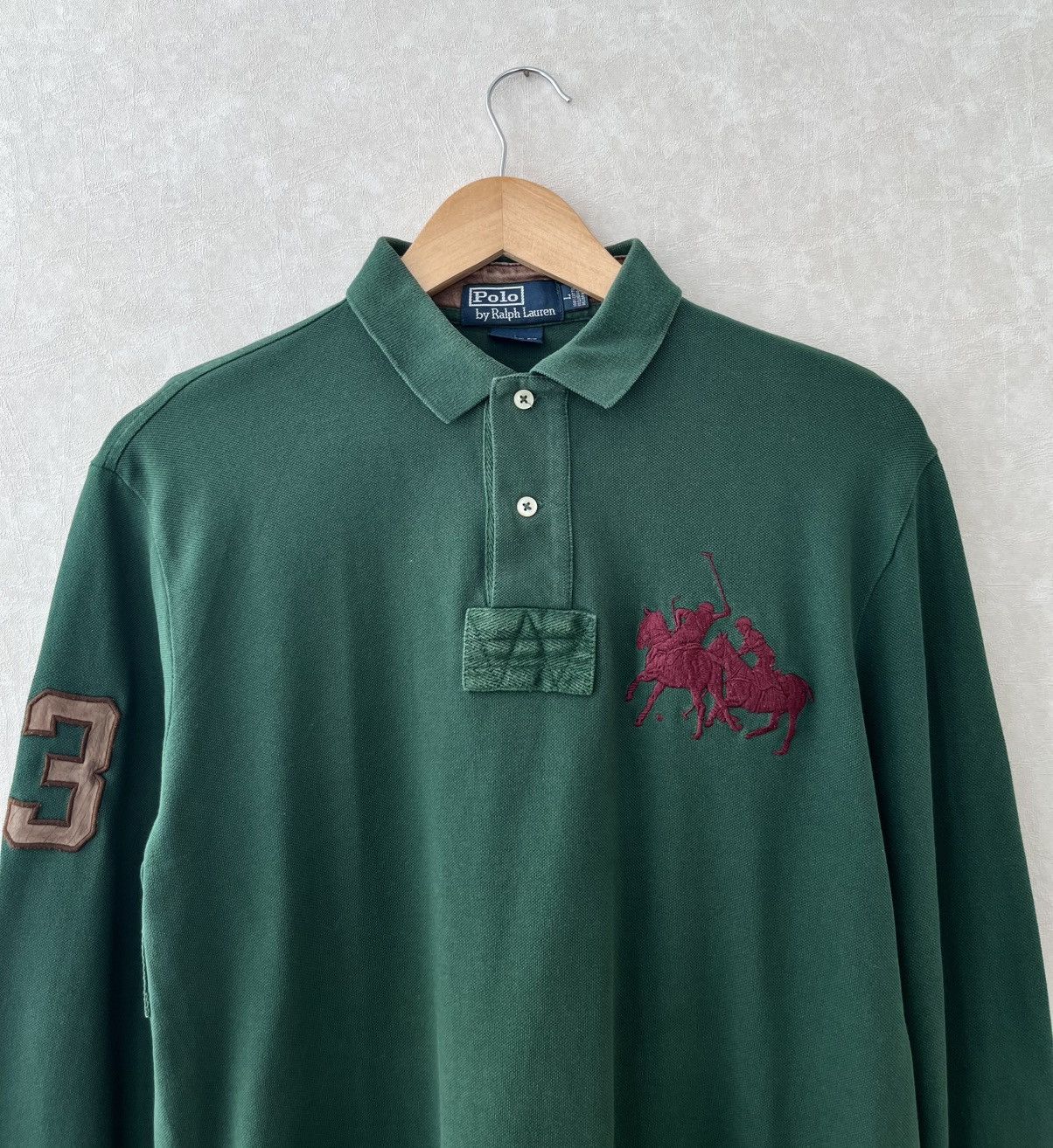 Polo Ralph Lauren Polo Ralph Lauren Chief Keef Big Pony Hype Long Sleeve 00s Size US M / EU 48-50 / 2 - 2 Thumbnail