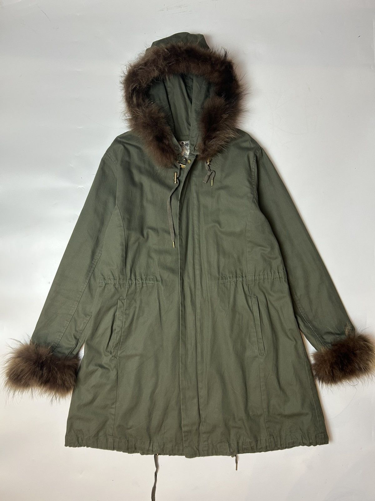 Japanese Brand ROBE CABINET FAUX FUR PARKA STYLE JACKET Size ONE SIZE - 1 Thumbnail