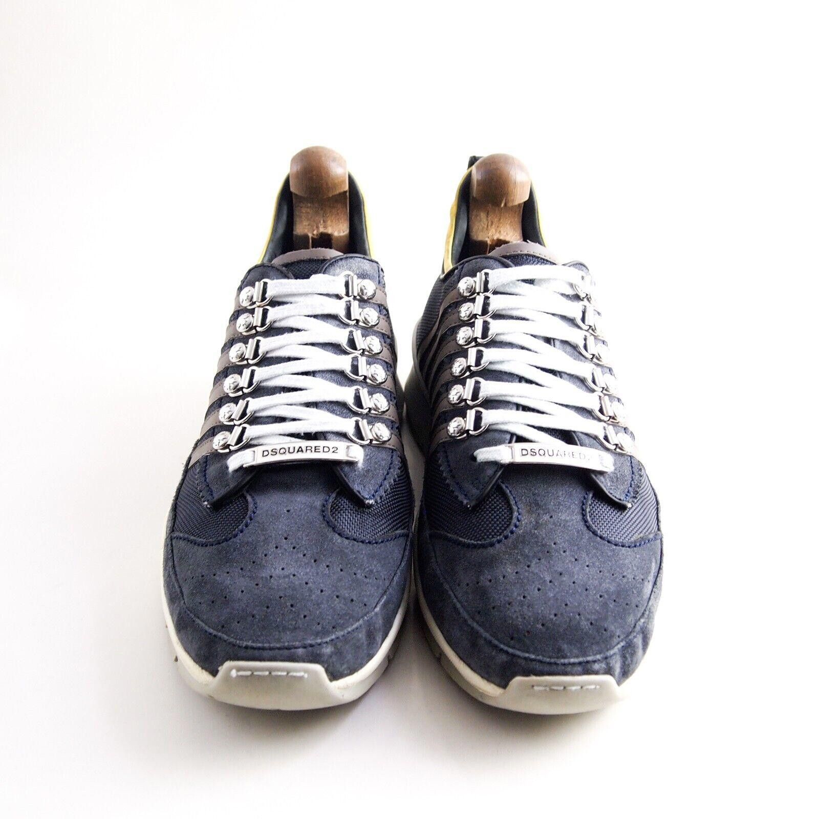 Dsquared2 Dsquared2 Low Top Sneakers Blue Suede Canvas US 11 EU 44 Size US 11 / EU 44 - 4 Thumbnail