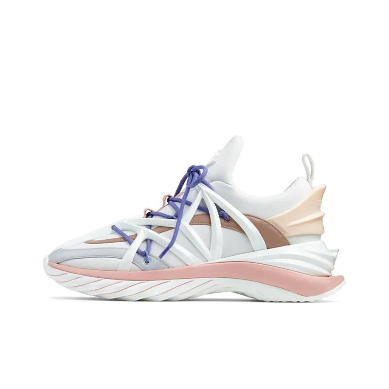 Jimmy Choo Jimmy Choo Cosmos Sneaker WhiteBallet Pink Mix US6.5/Euro 37 Size US 6.5 / IT 36.5 - 4 Thumbnail