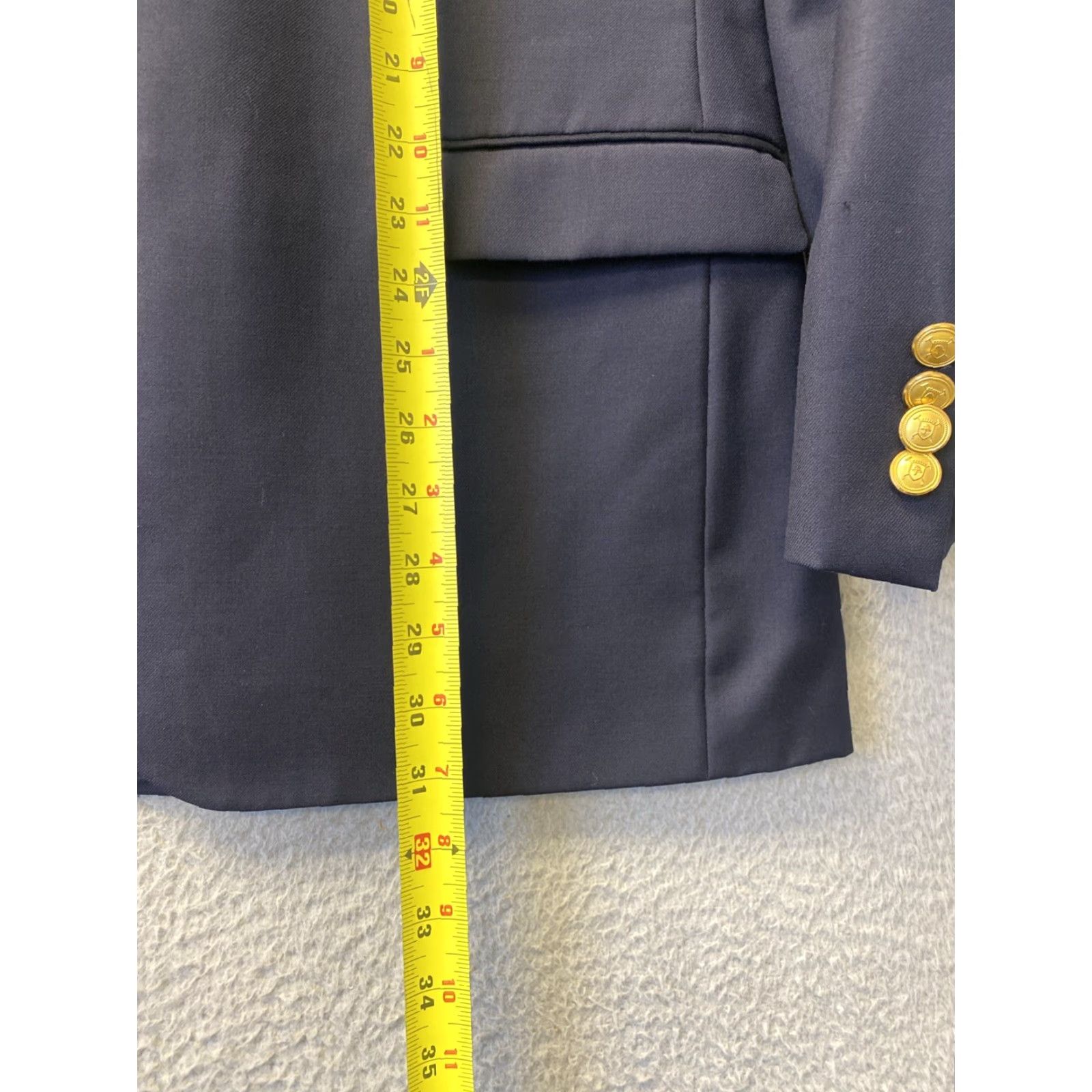 Polo Ralph Lauren VINTAGE Polo Ralph Lauren Blazer Men Size 42 Wool Navy Gold Buttons 90s Business Classic Size US XL / EU 56 / 4 - 5 Thumbnail