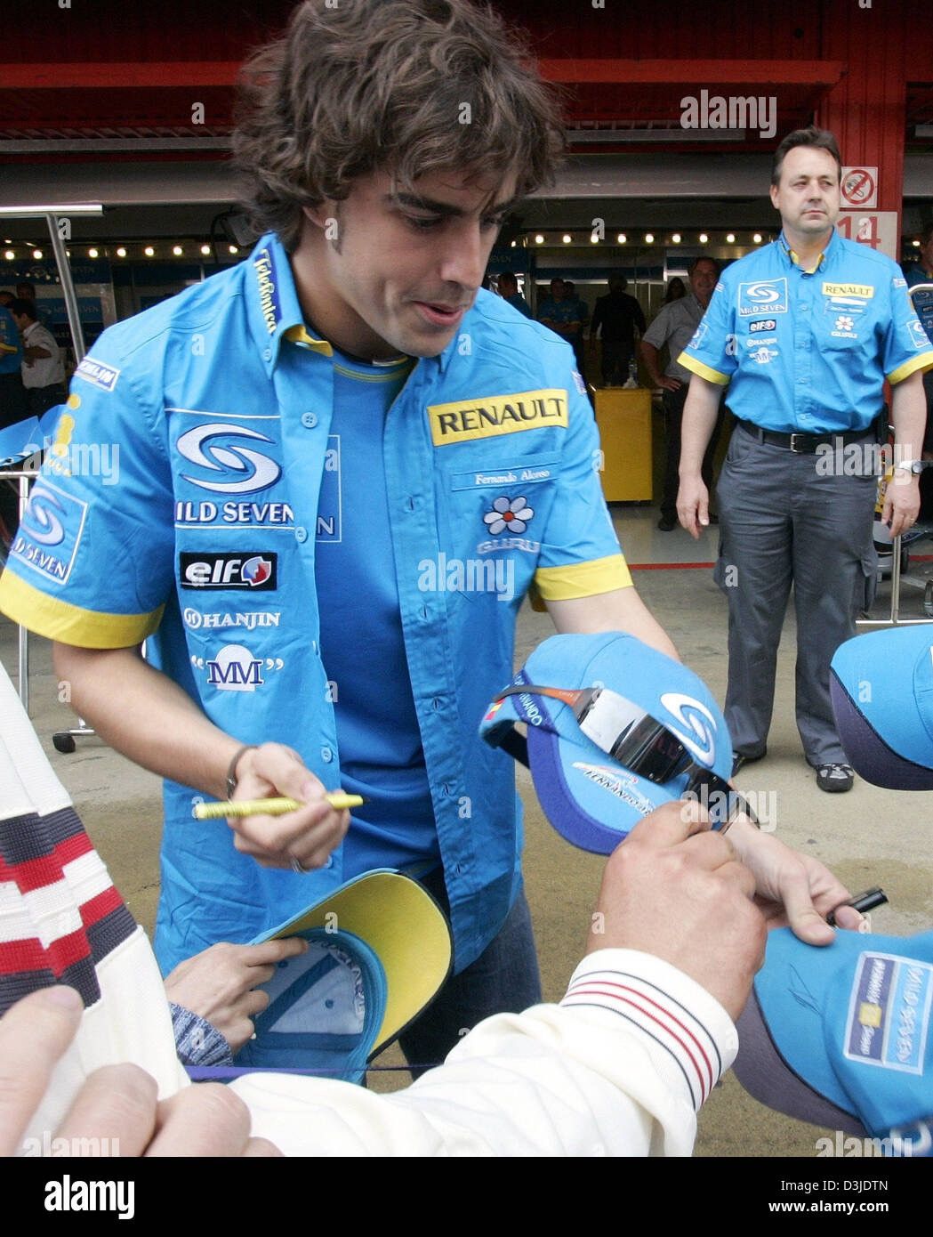 image of Fernando Alonso Team Spirit Formula Uno F1 Y2K Vintage in Blue, Men's (Size Medium)