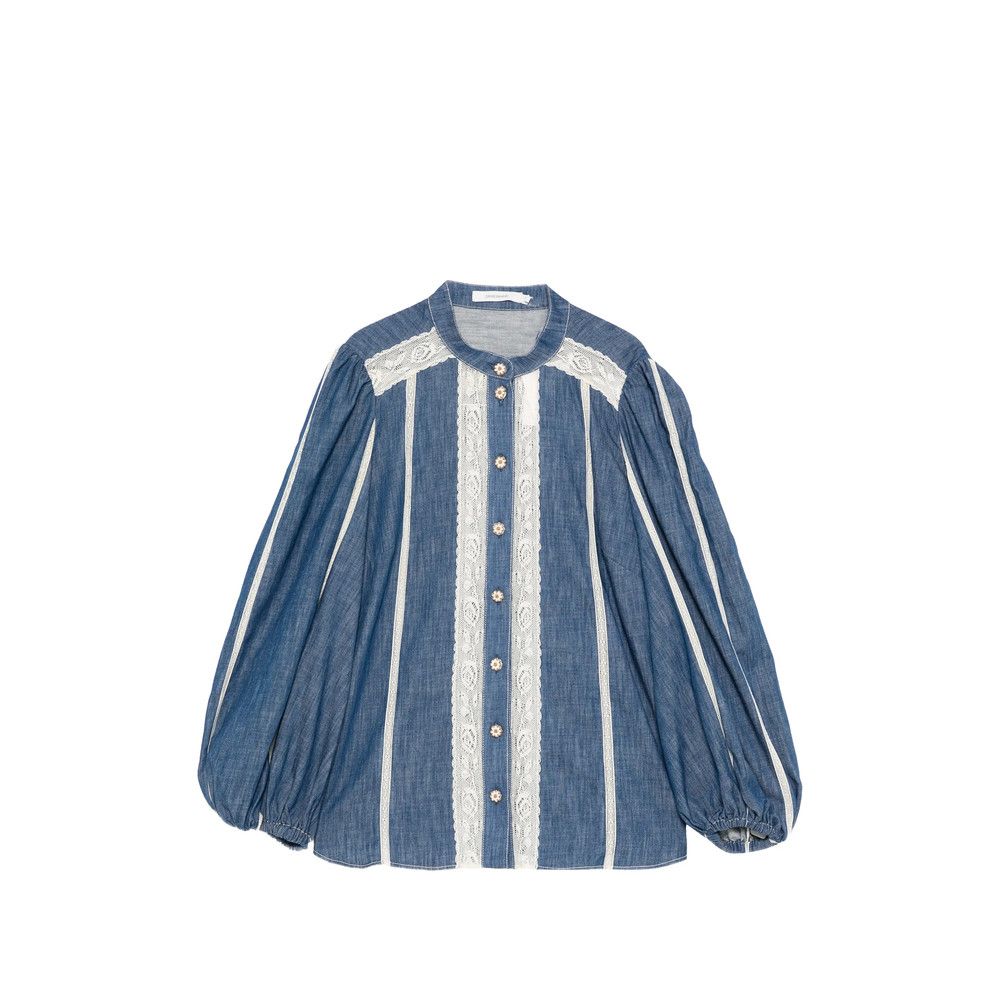 Zimmermann Zimmermann BLUE Tops - Shirts Size S / US 4 / IT 40 - 1 Thumbnail