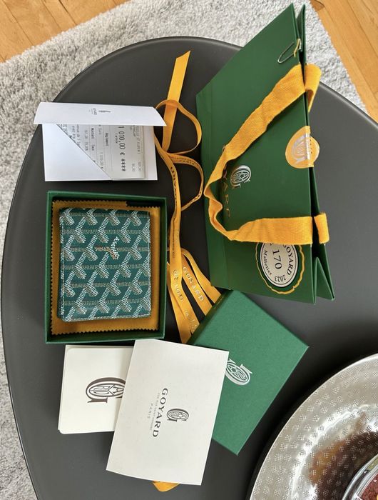 Goyard, Accessories, Goyard Saintflorentin Wallet Green