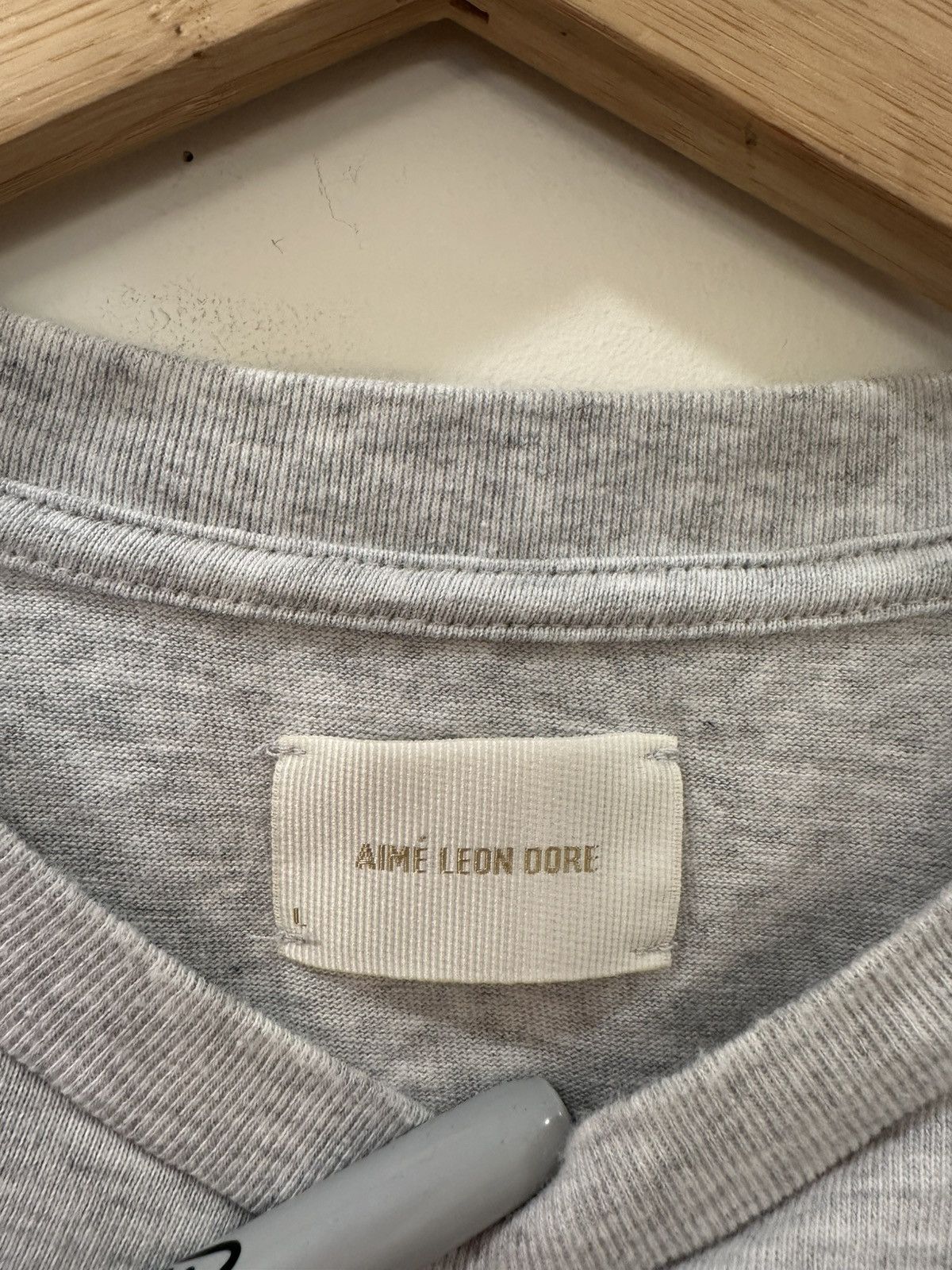 Aime Leon Dore Aime Leon Dore SS20 70s Flock Logo Tee Size US L / EU 52-54 / 3 - 3 Thumbnail