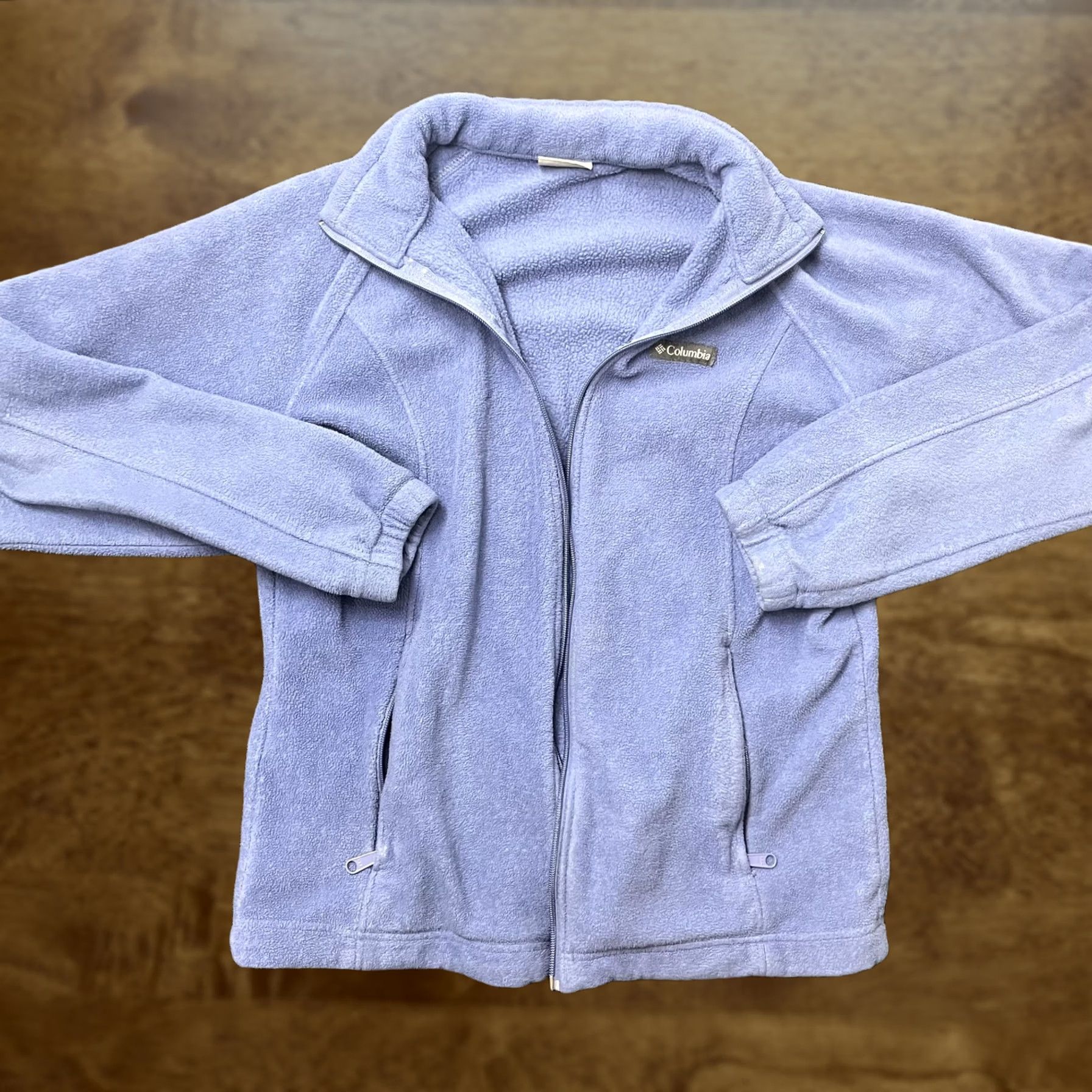 Vintage Columbia Fleece Jacket Womens L Purple Full Zip Pockets Casual Outdoor Size L / US 10 / IT 46 - 1 Thumbnail