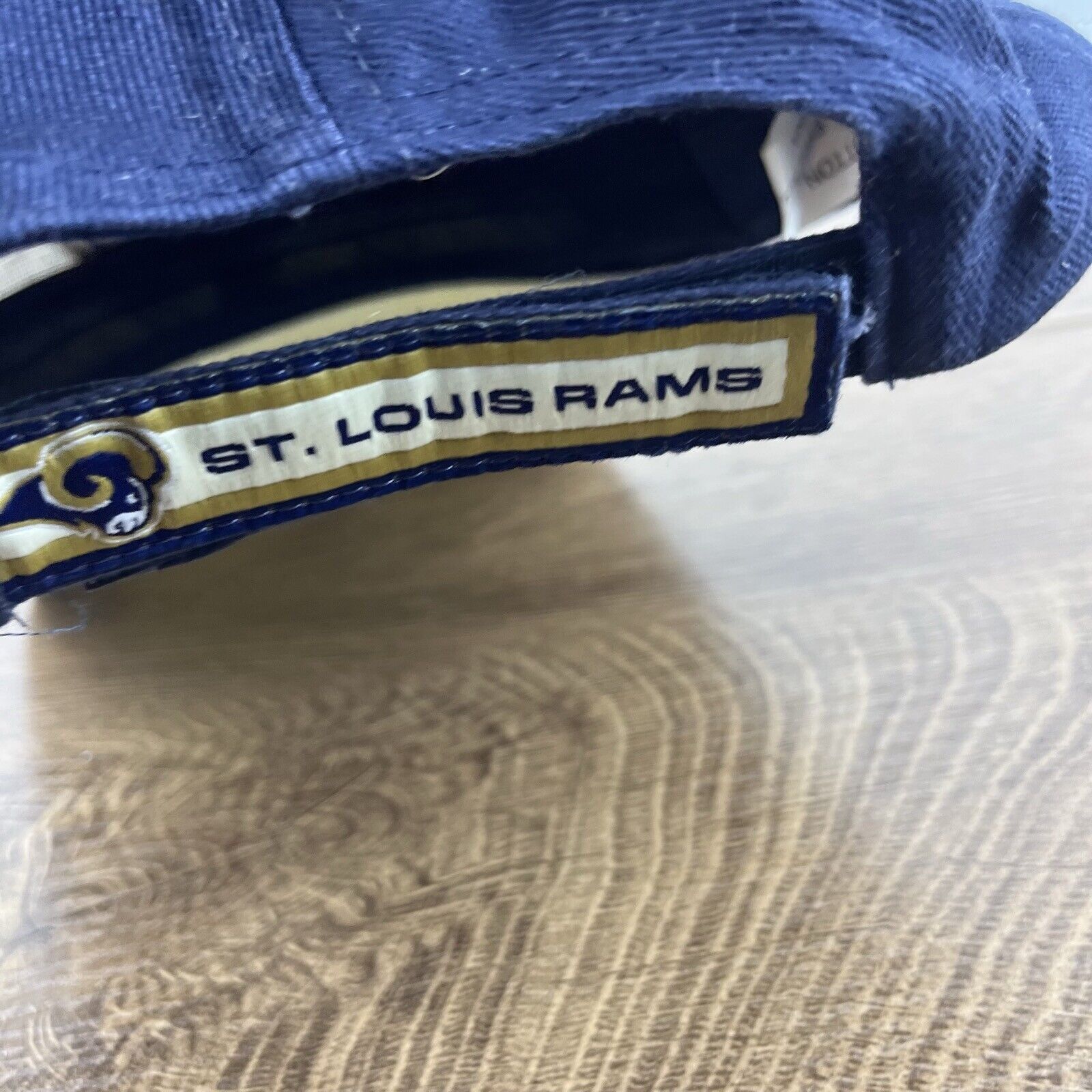 Reebok St Louis Rams NFL Hat Adjustable Hat Reebok White Hat Adjust Size ONE SIZE - 11 Thumbnail