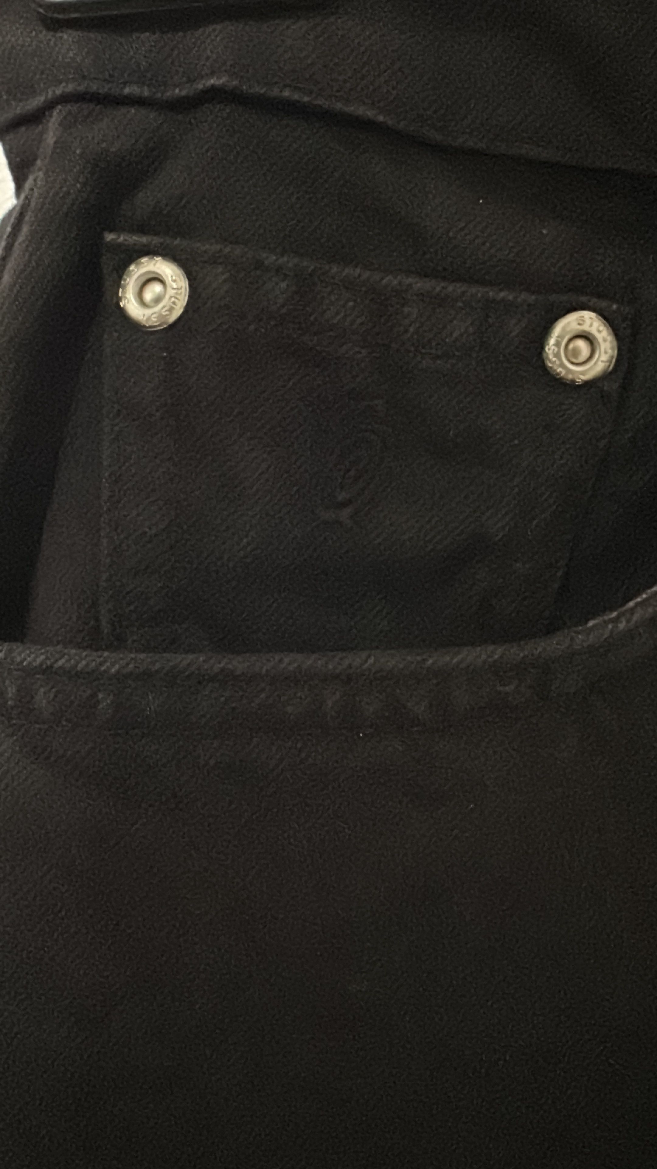 Stussy Stussy Swirl logo Big Ol Jean Denim Black Size 28 Size US 28 / EU 44 - 3 Thumbnail