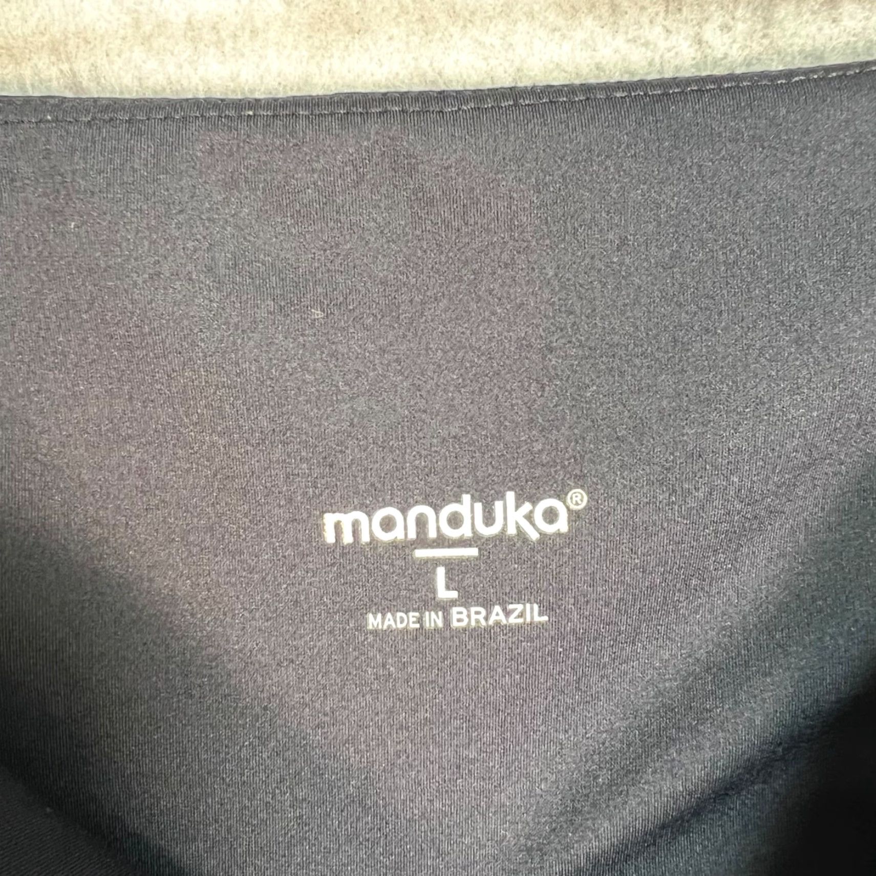 Vintage VINTAGE Manduka Womens Black High-Rise Biker Shorts L Black Nike? Size 36" / US 14 / IT 50 - 3 Thumbnail