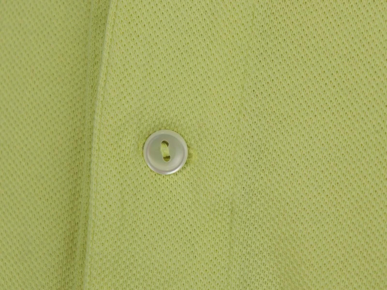 Lacoste Lacoste Yellow 100% Cotton Popover Polo Shirt Size 5 Size US M / EU 48-50 / 2 - 3 Thumbnail