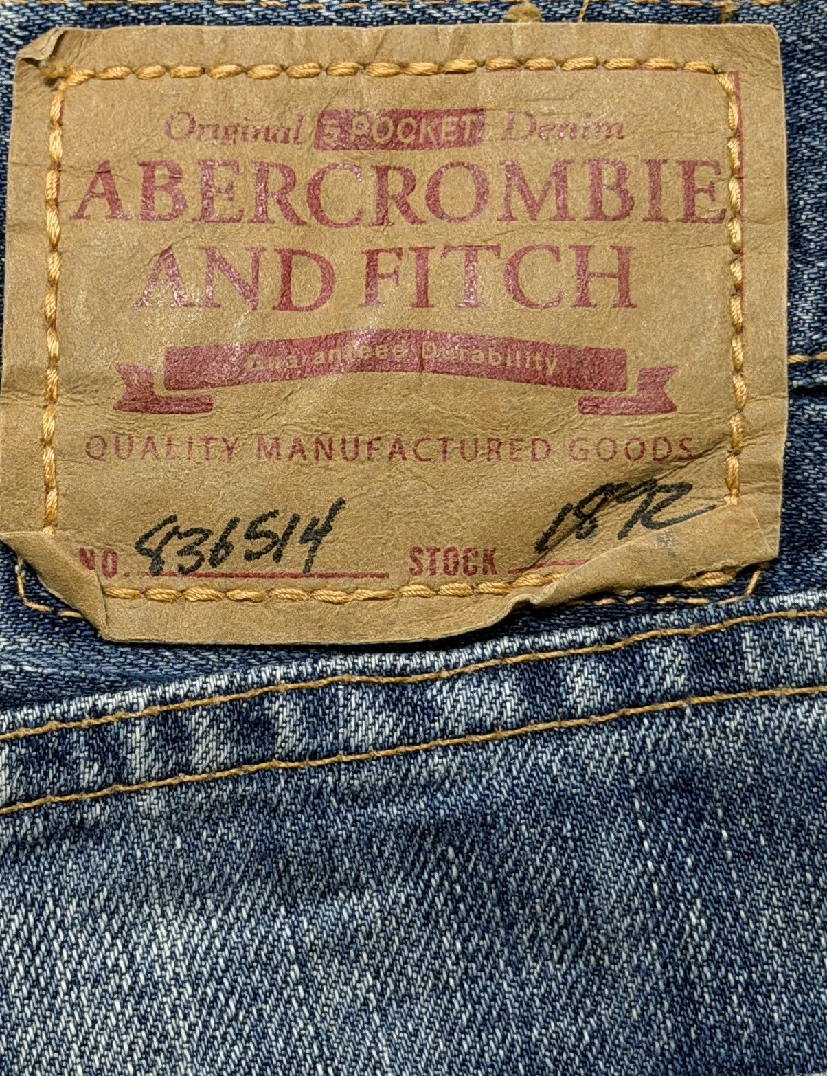 Abercrombie & Fitch Vintage 90s Abercrombie & Fitch Blue Faded Wash Wide Leg Size US 34 / EU 50 - 6 Thumbnail