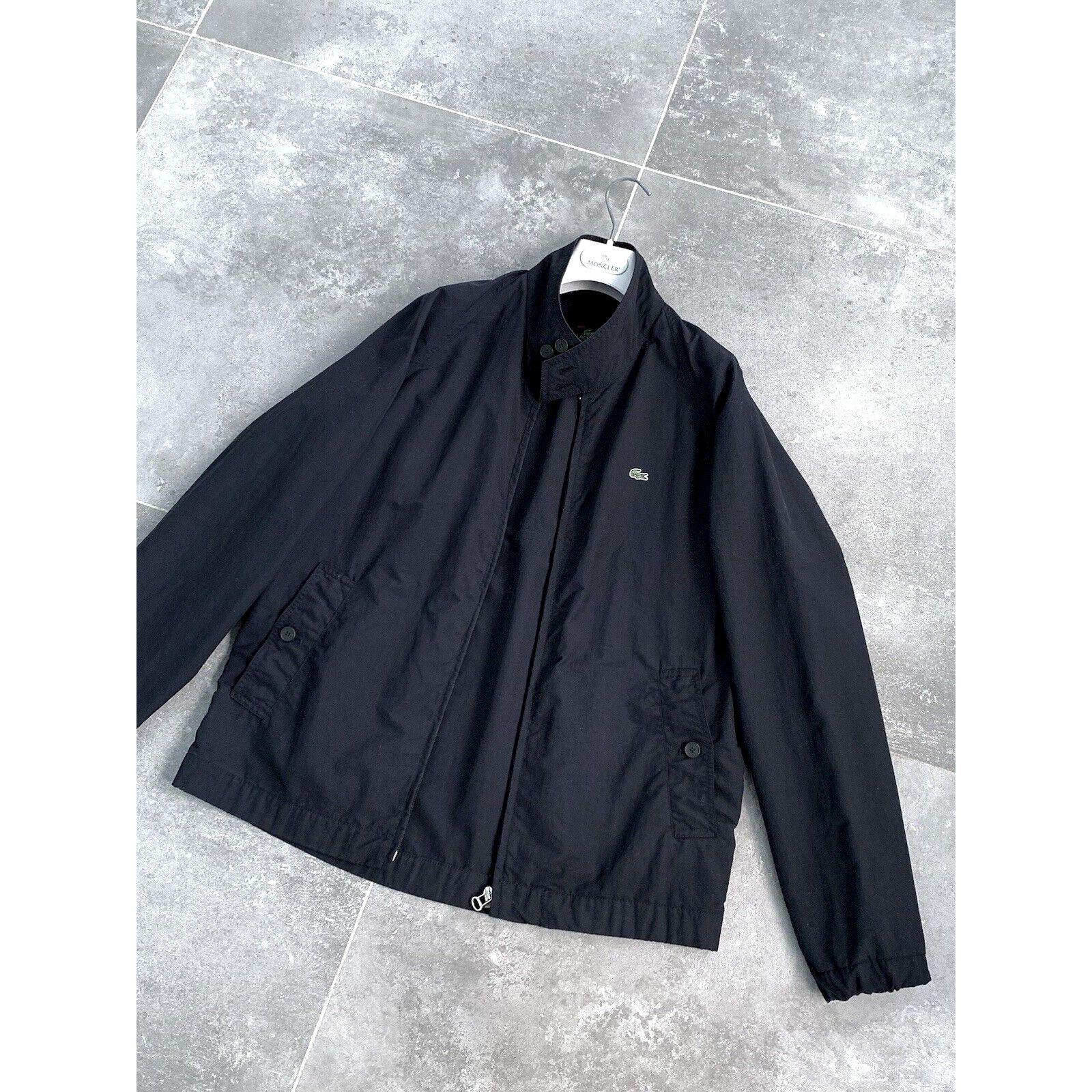 Lacoste × Vintage Men's LACOSTE Lightweight Bomber Jacket Coat SZ 3 EU 50 M L Size US L / EU 52-54 / 3 - 2 Thumbnail