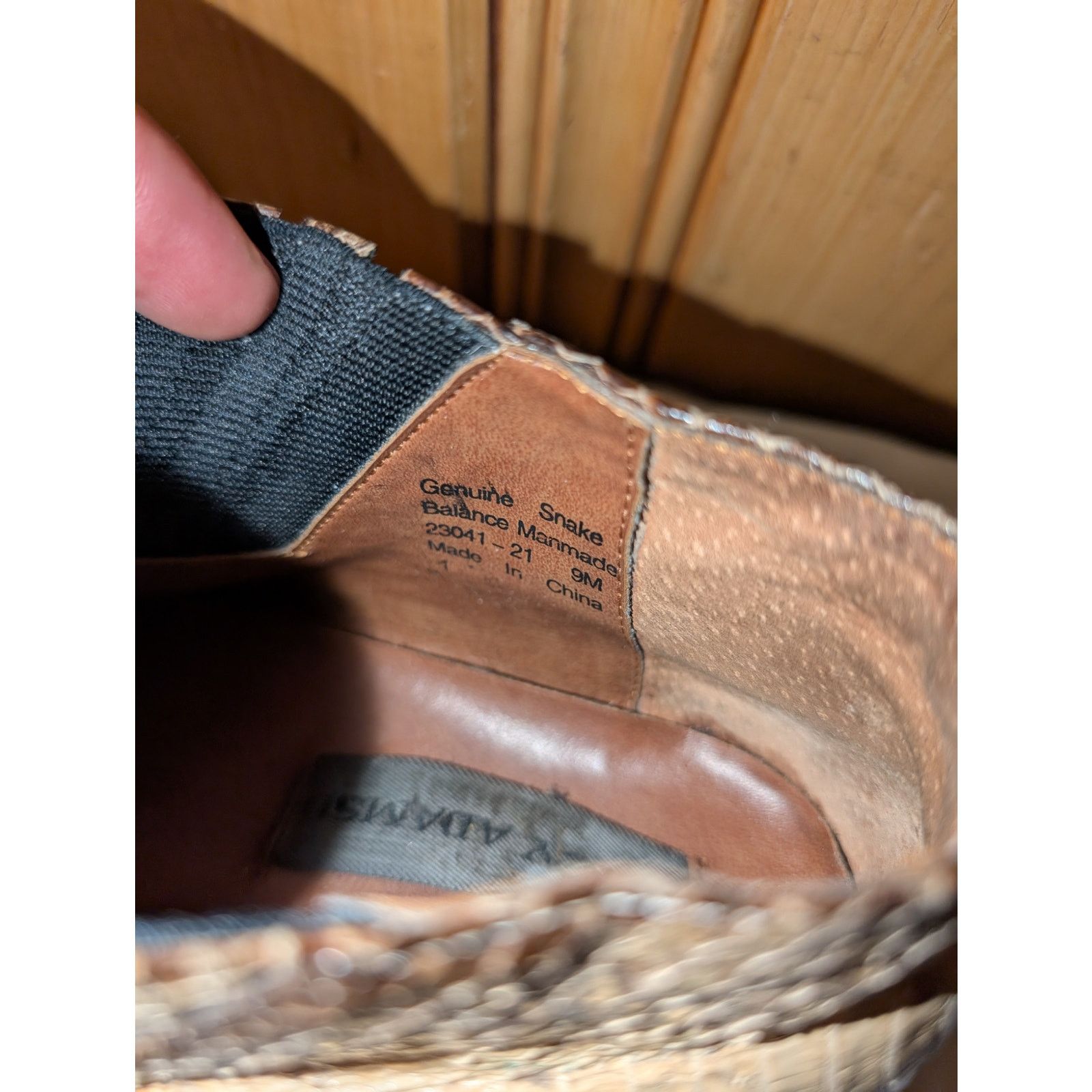 Stacy Adams Vintage Stacy Adams Genuine Snake Skin size 8.5 Size US 8.5 / EU 41-42 - 6 Thumbnail