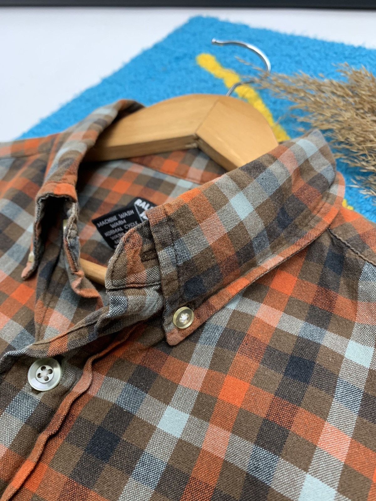 Lauren Ralph Lauren × Vintage Vintage Ralph Lauren Jeans Lrl Oversize Flannel Shirt Size US S / EU 44-46 / 1 - 10 Thumbnail